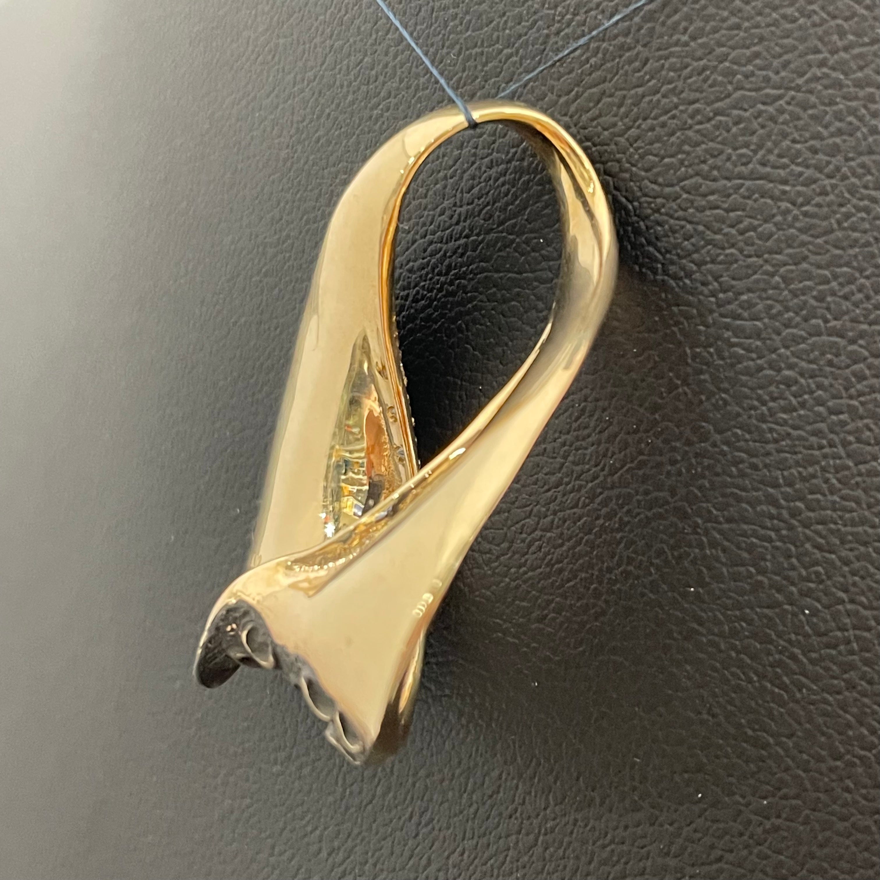 石川 義雄 _ペンダントトップ _K10/FD0.33ct/8.3g_中古品