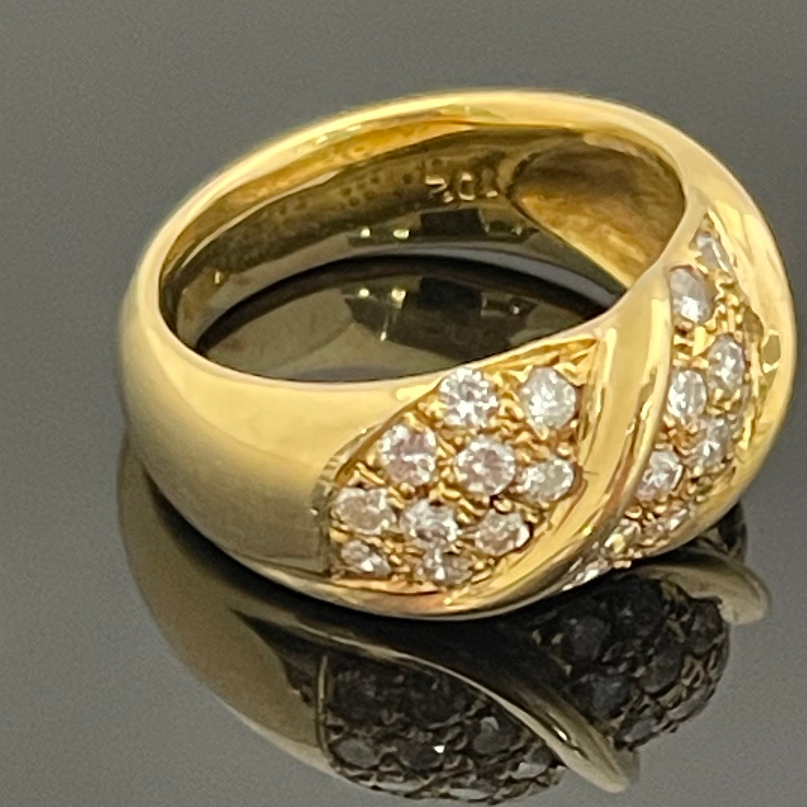 ノンブランド _K18ダイヤモンドリング_FD1.02ct/#10.5号 _中古品