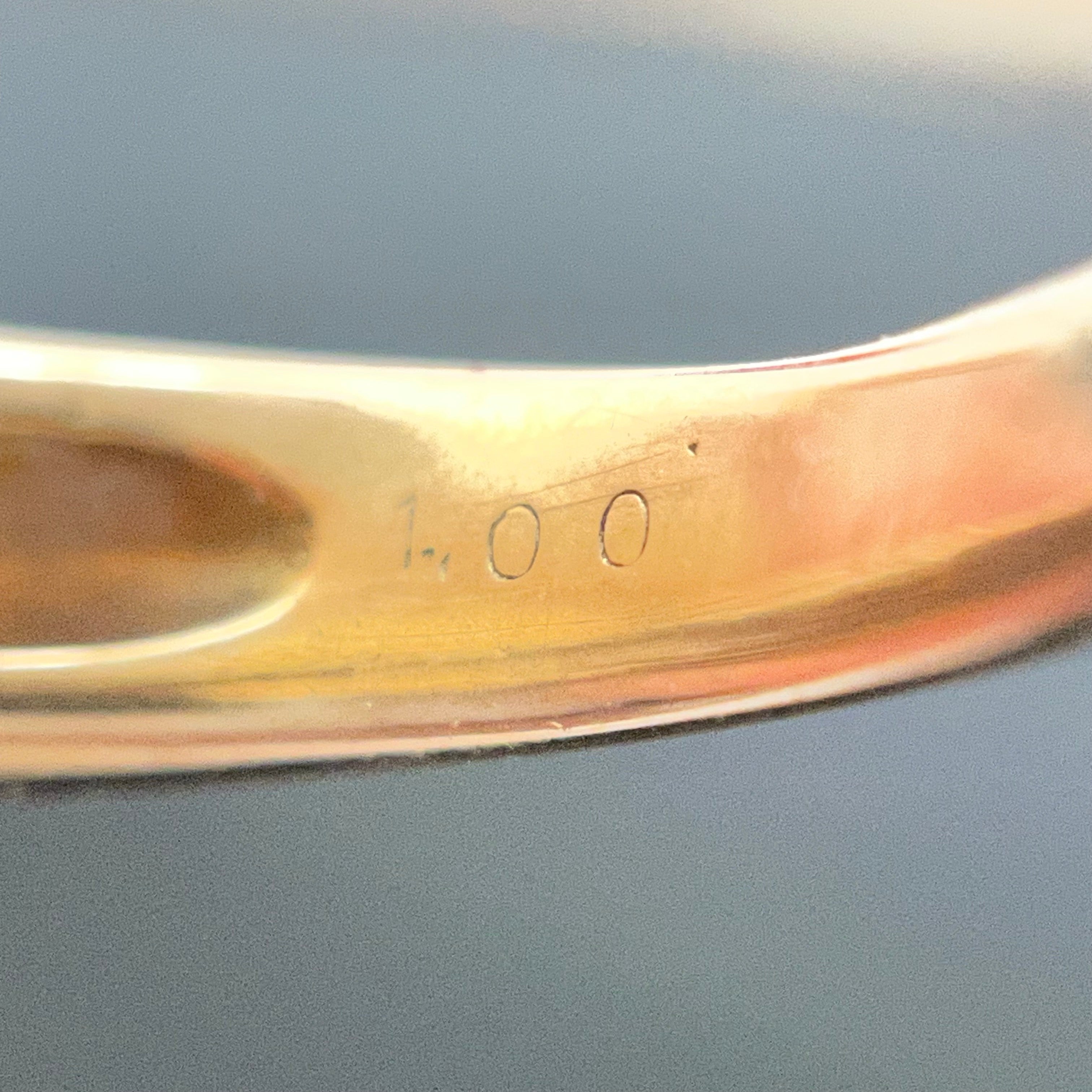 ノンブランド _K18ダイヤモンドリング_FD1.00ct/4.6g/#10号_中古品