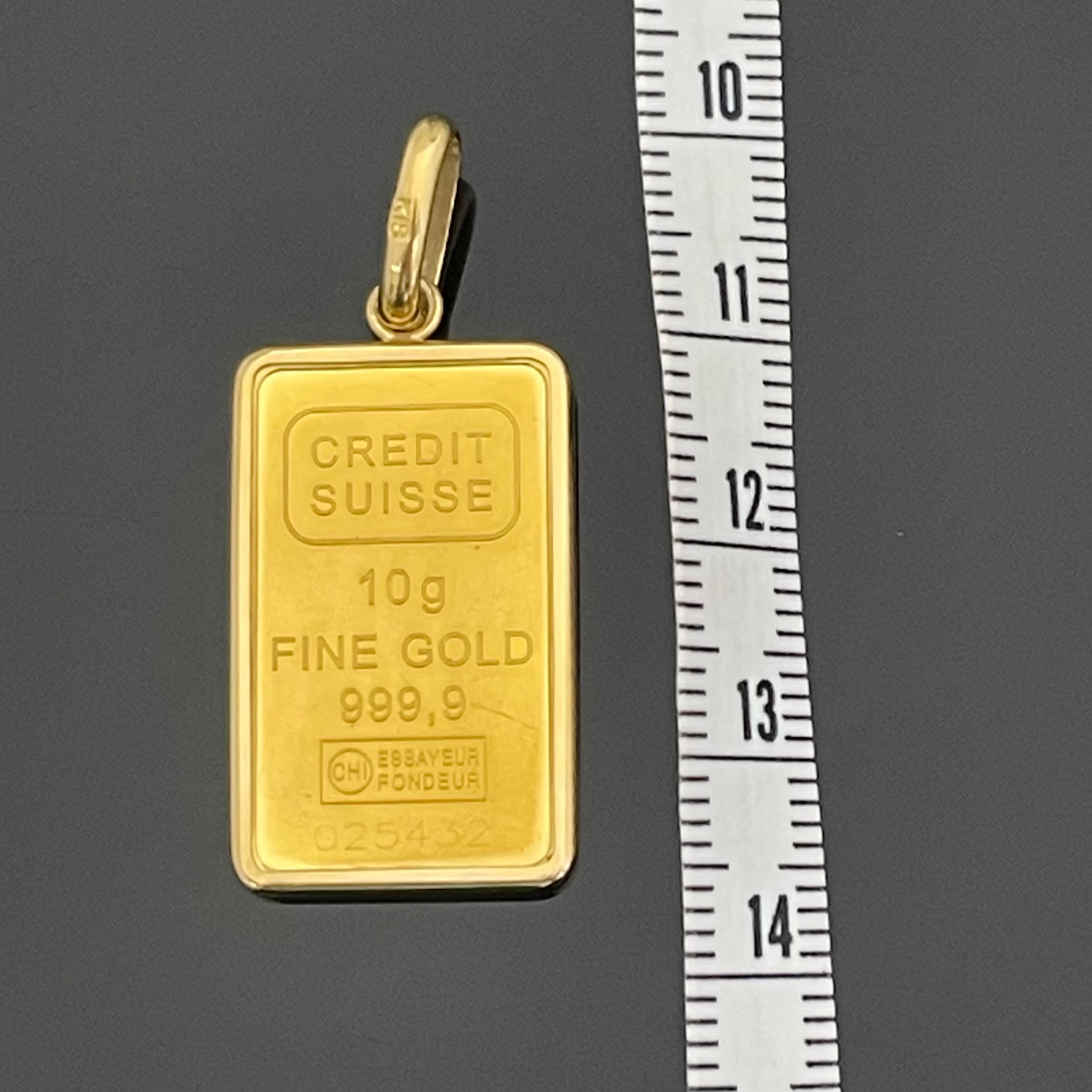 ノンブランド _純金IGペンダントトップ_総重量11.4g(純金10g+K18)_中古品