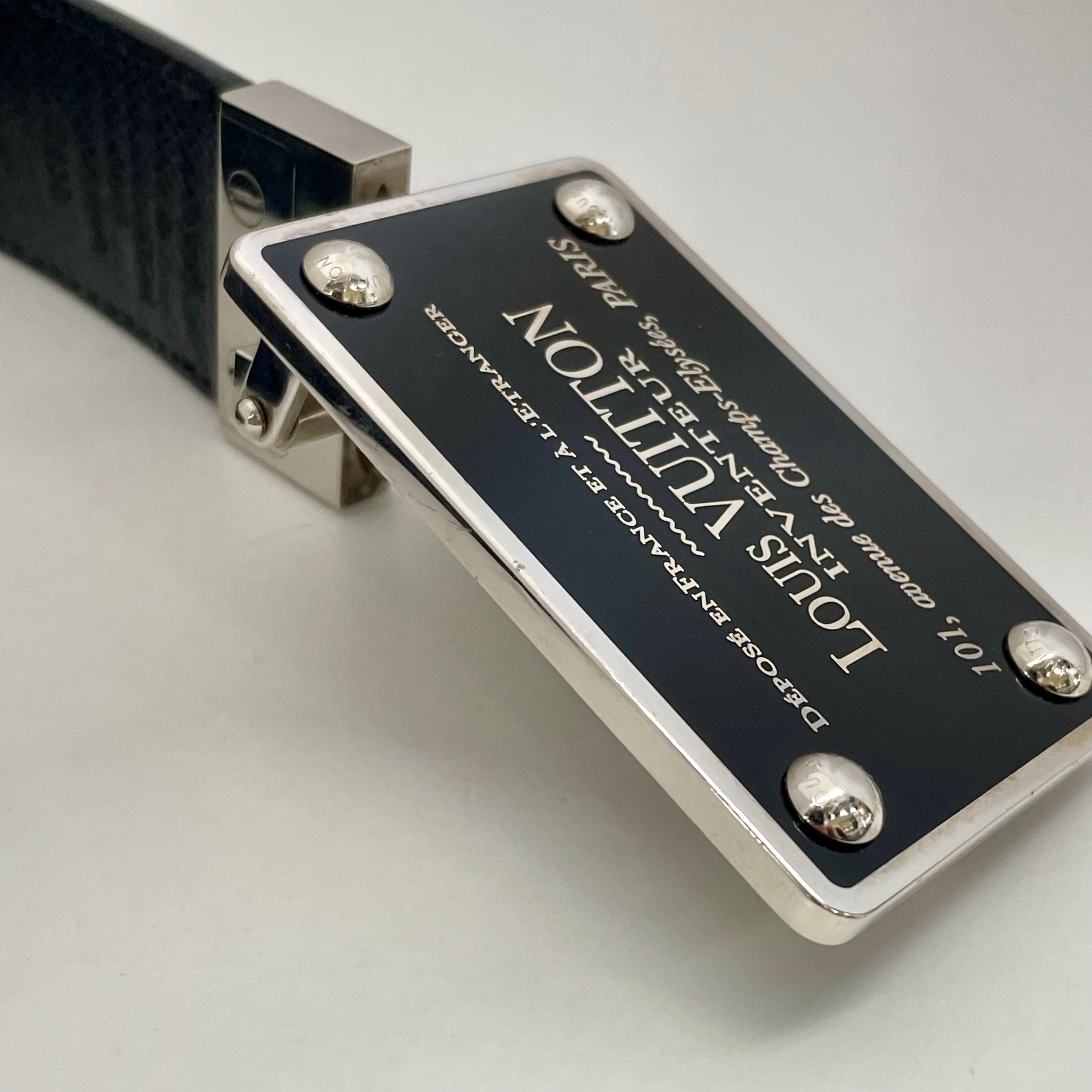 LOUIS VUITTON _(ルイヴィトン)_サンチュール・アヴァントゥール_M9632 リバーシブルベルト_ 100/40in _中古品