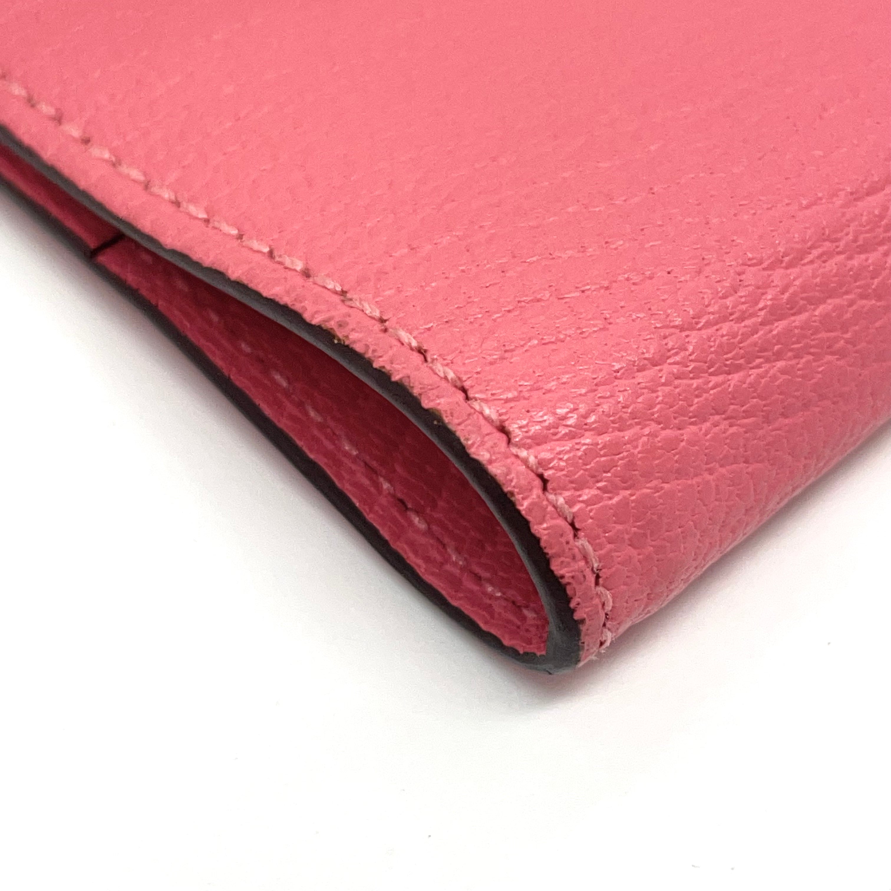 HERMES_(エルメス)_アジェンダカバーGM _シェーブルミゾール _ローズリップステック_中古品