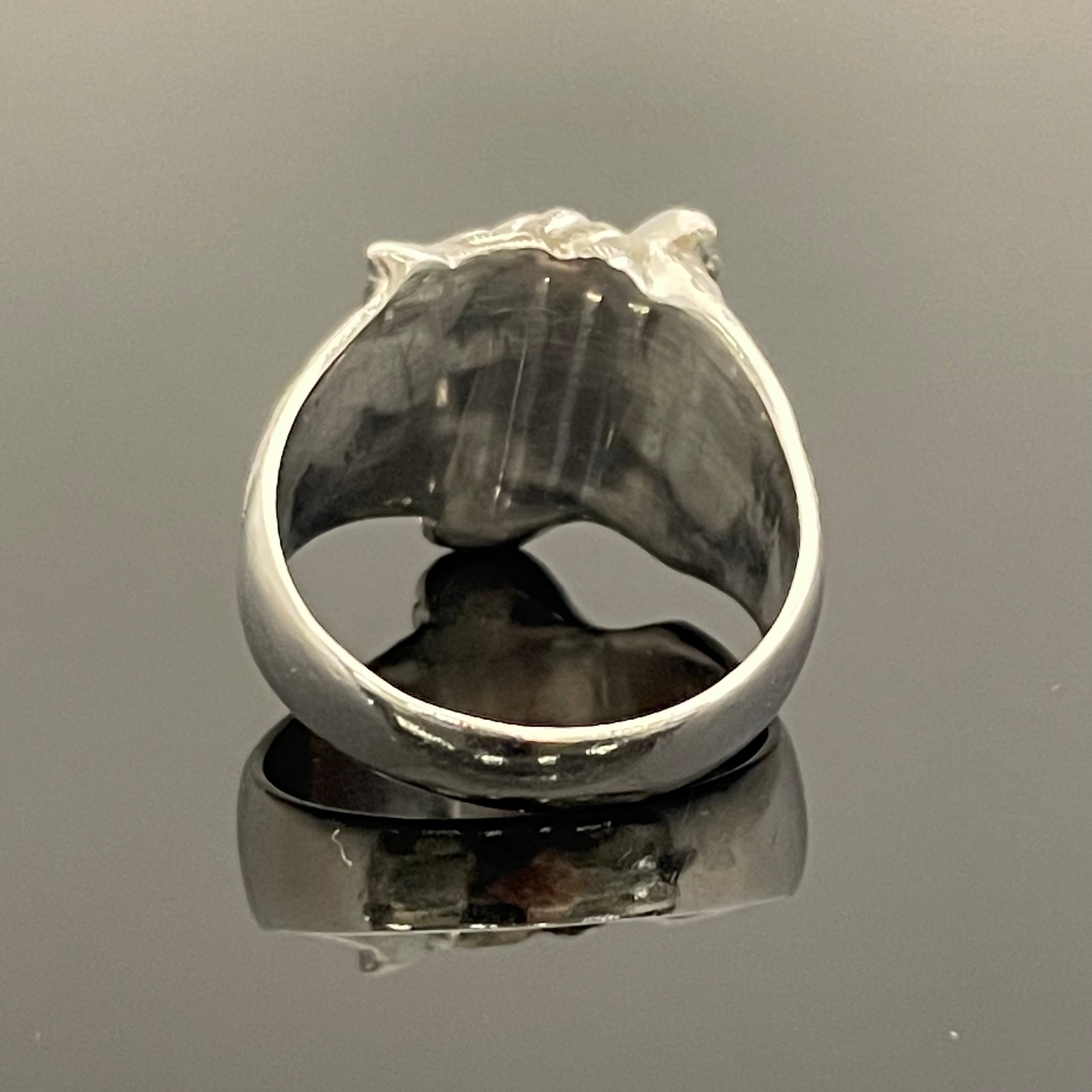 ノンブランド _Pt900 タイガーモチーフ_ダイヤモンドリング _D0.25ct/26g/#22号_ 中古品