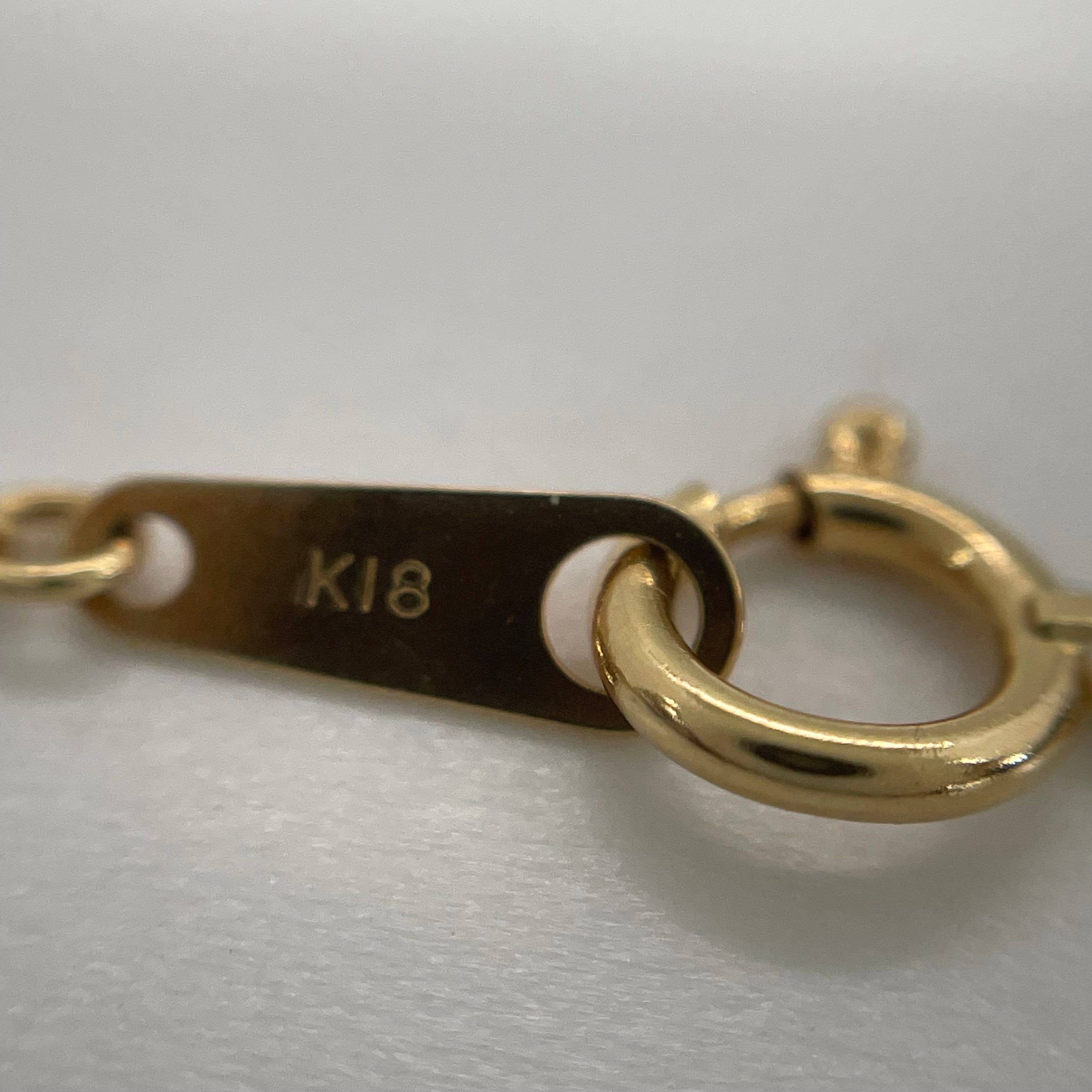ノンブランド _K18碇モチーフ _ペンダントネックレス_ 5.0g/40cm_ 中古品