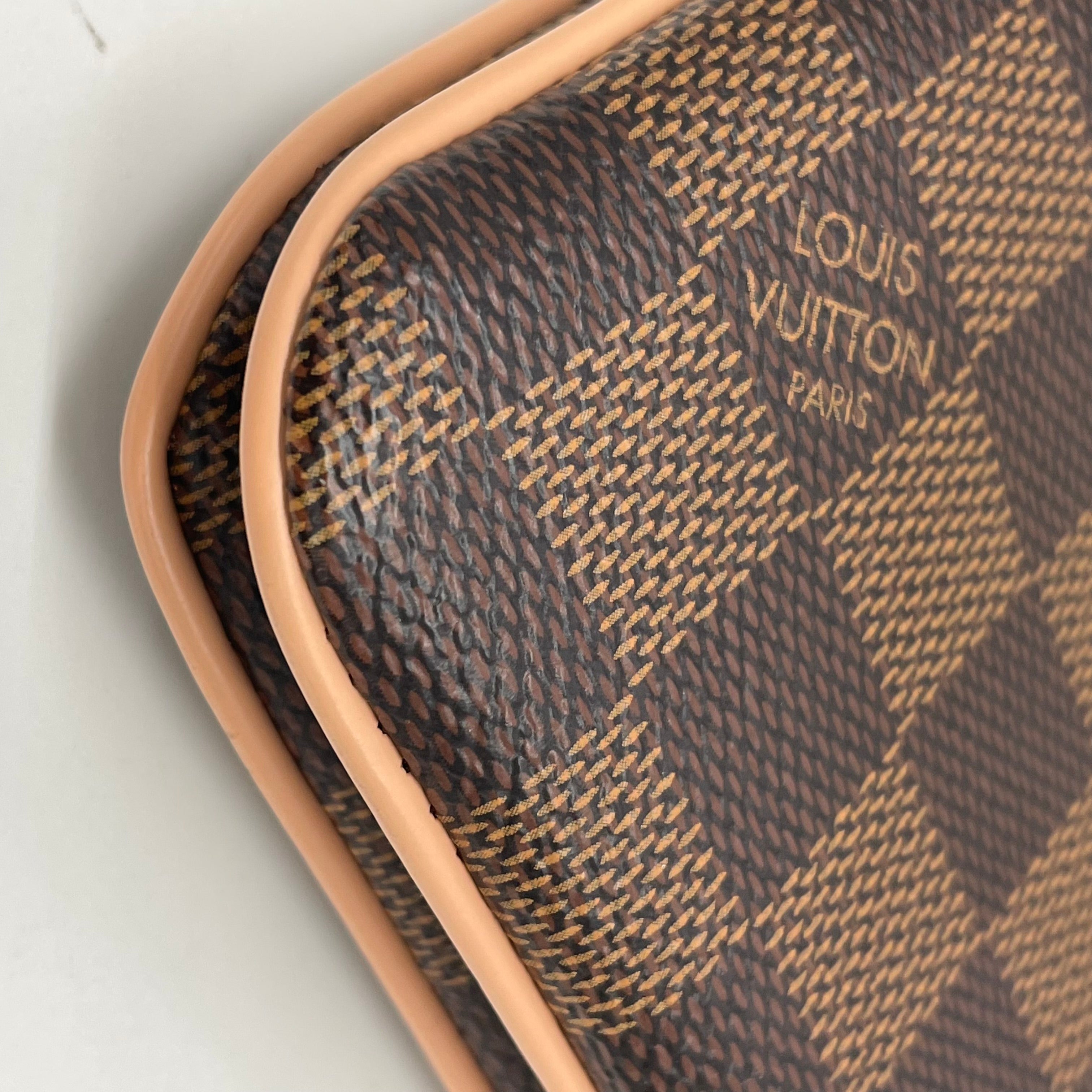 LOUIS VUITTON _(ルイヴィトン)_ダミエ エベヌ_ポシェット ドゥーブルジップ_N60254 _中古品
