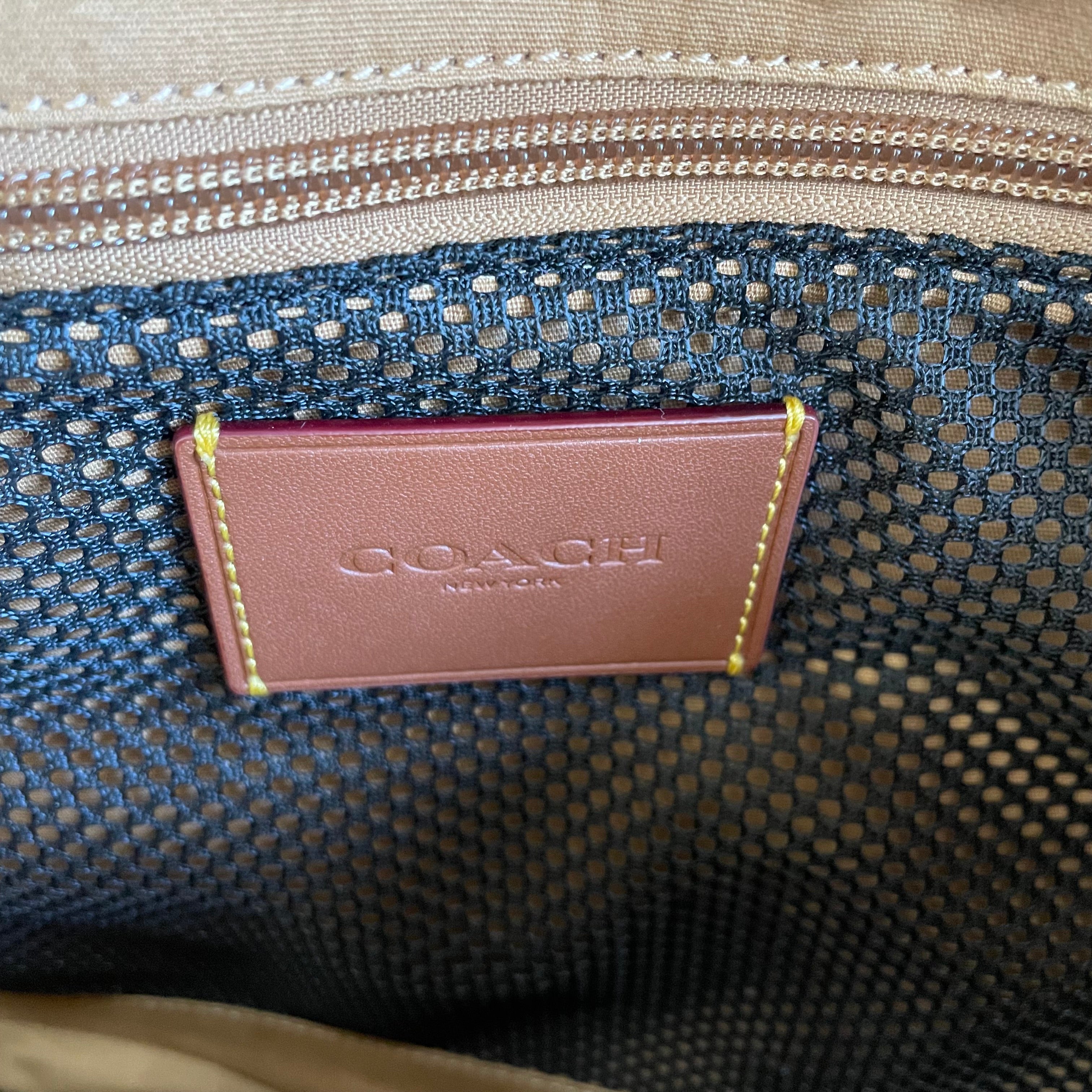 COACH_(コーチ)CC079_チャーター バックパック・_シグネチャー シアリング_中古品