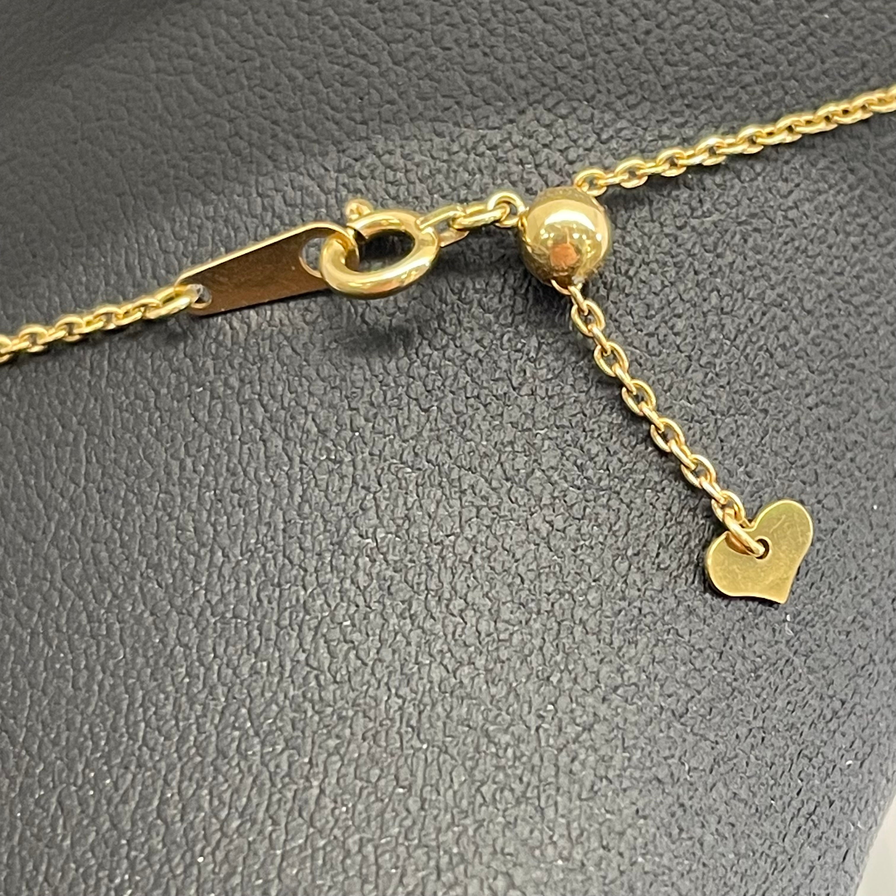 ノンブランド _K18ダイヤモンド_ペンダントネックレス_D0.25/FD0.13ct/45cm/3.7g_中古品