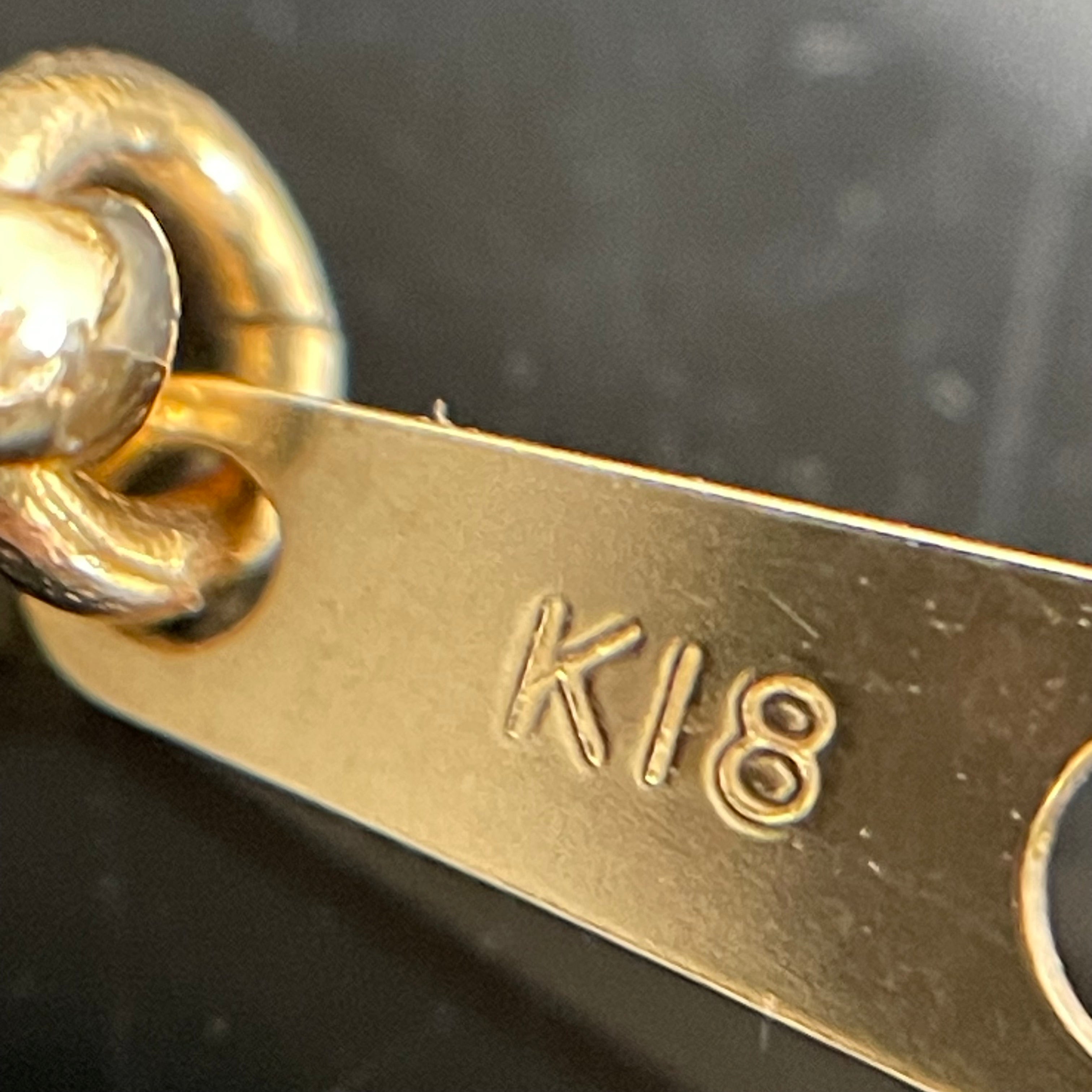 ノンブランド _ハートモチーフブレスレット_K18/11.8g/17.5cm _中古品