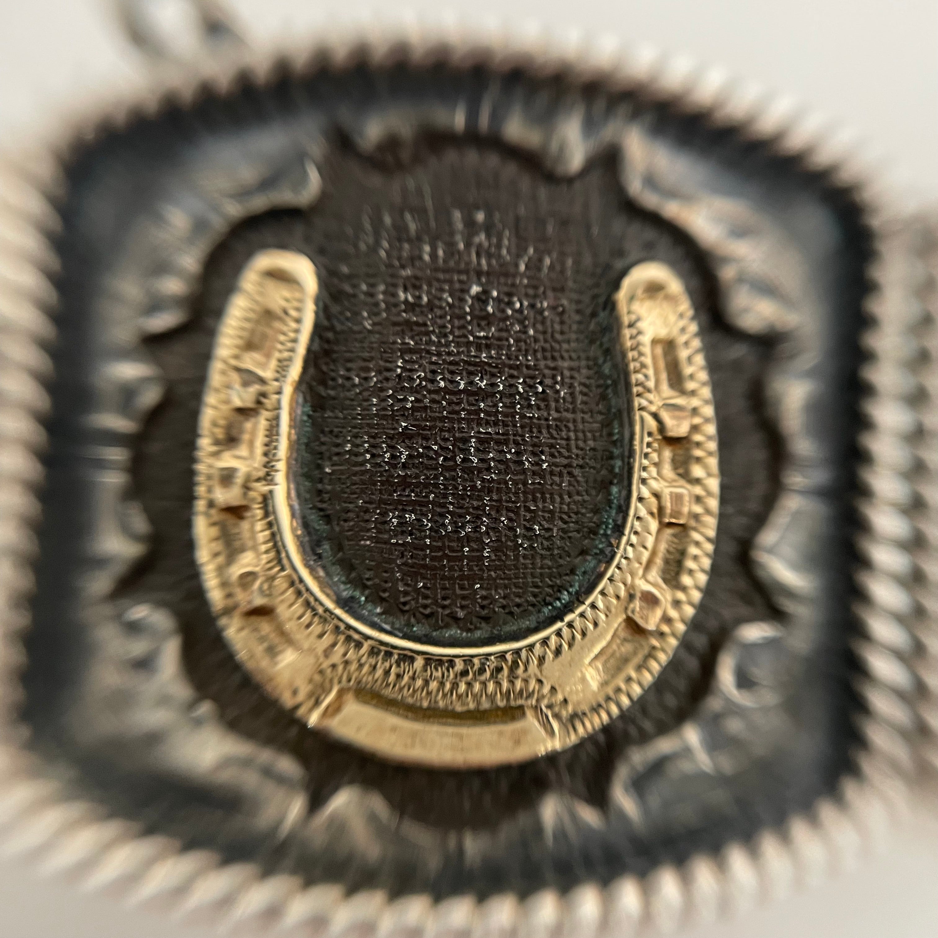 VOGT_(ボグト)_スターリングシルバー/14K _ウエスタンバングル _69g/17.5cm _中古品