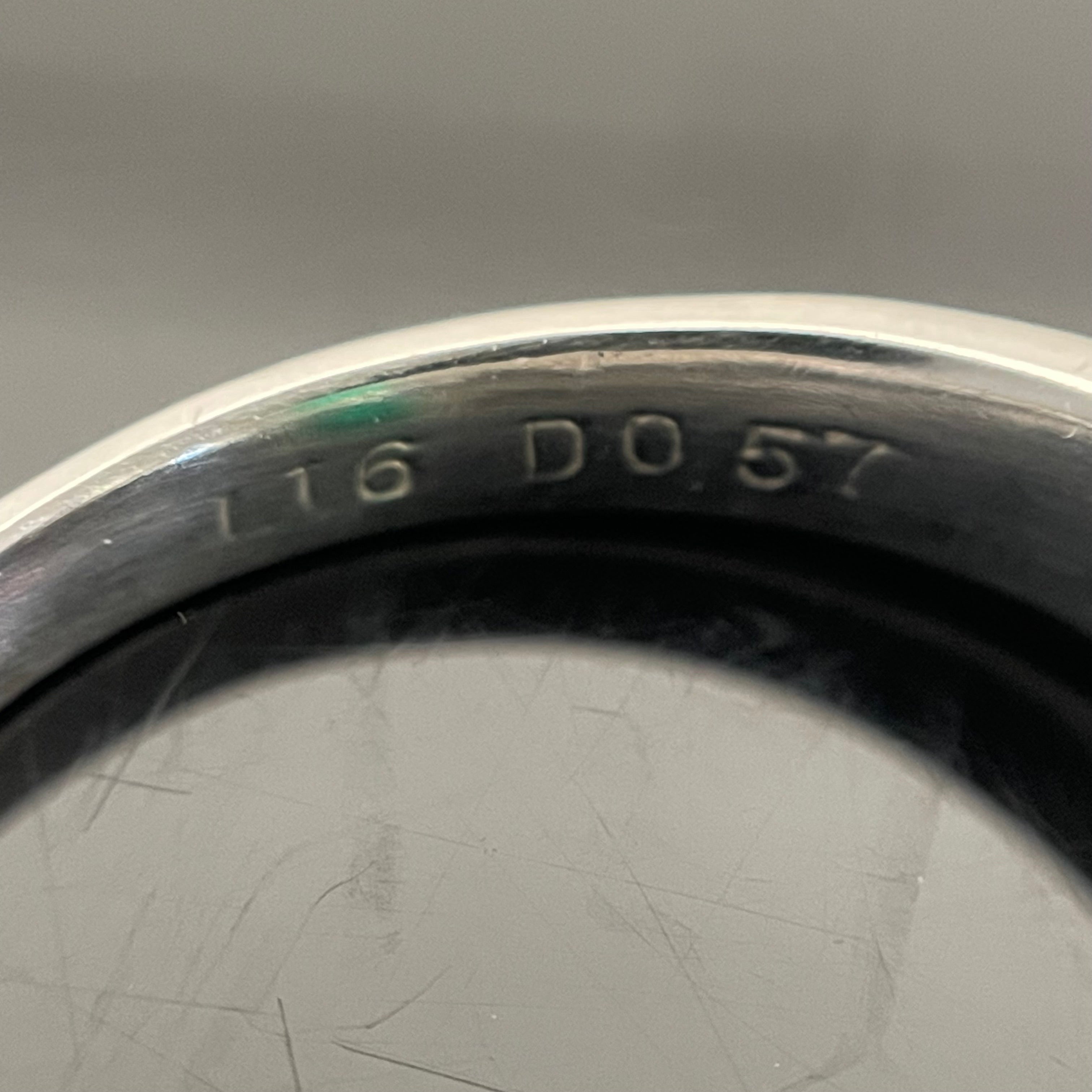 ノンブランド _エメラルド指輪(リング)_E1.16ct/FD0.57ct_Pt900/6.8g/#15号_中古品