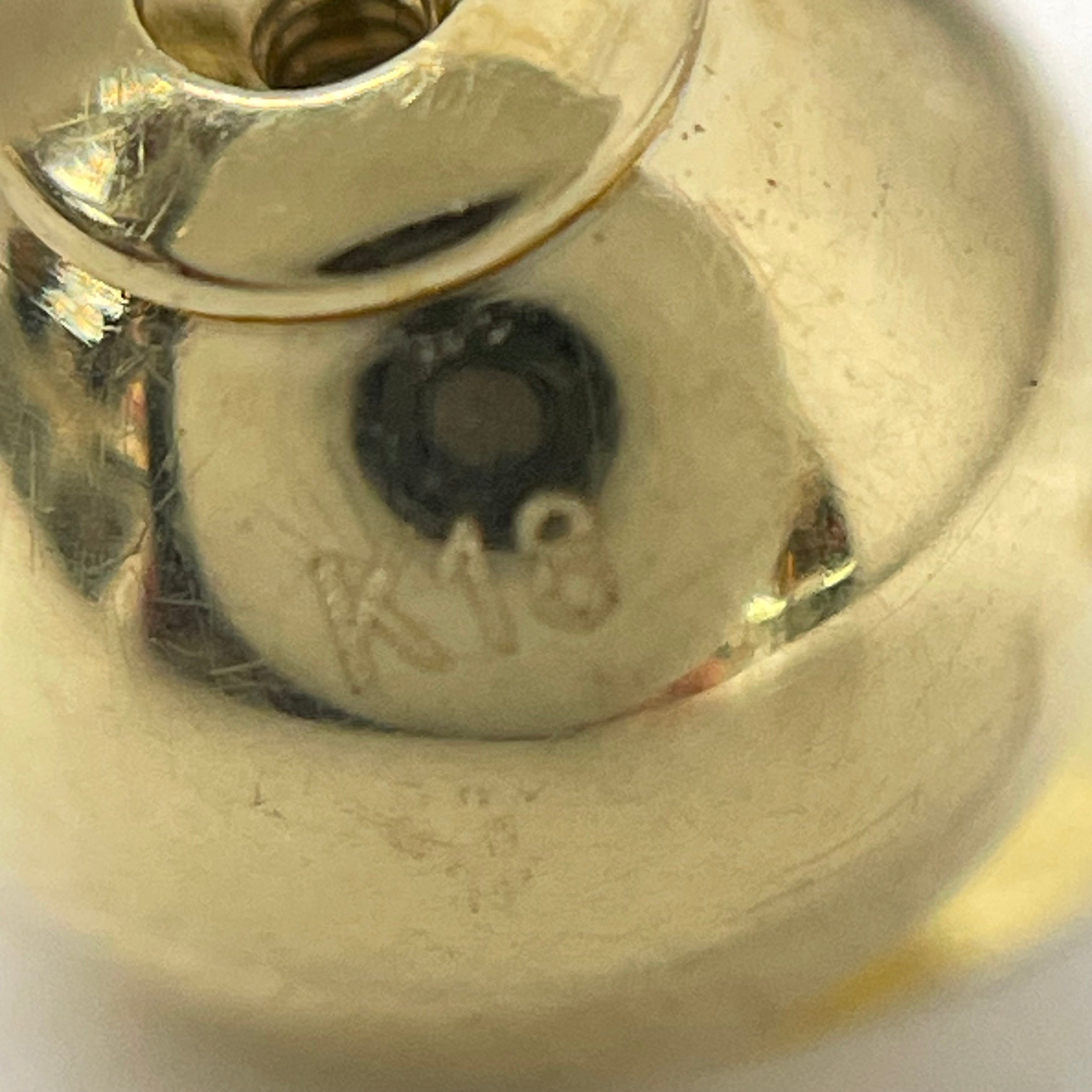 ノンブランド _W丸玉リバーシブルピアス_ K18/3.9g/7.9-10.9ミリ _中古品