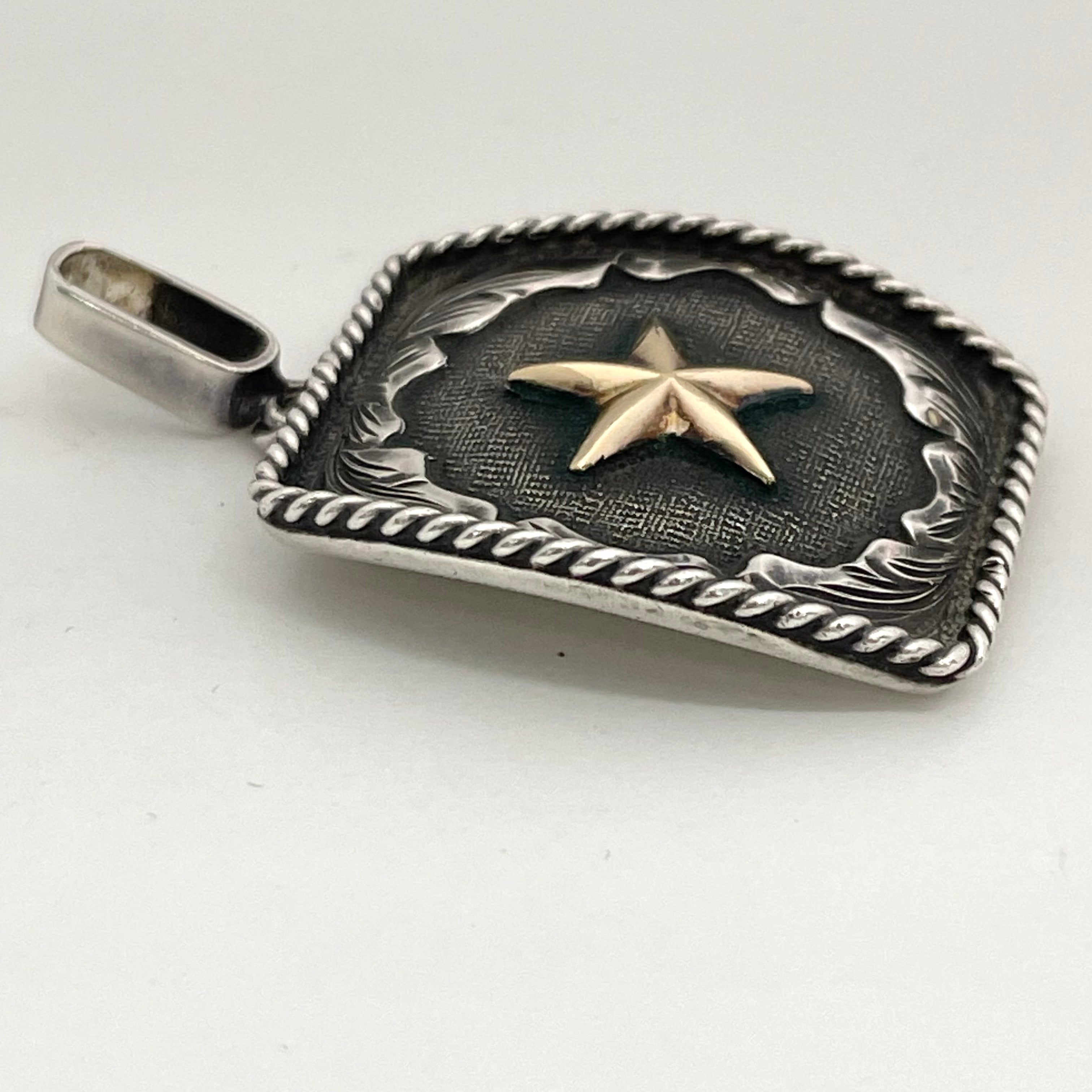 VOGT_(ボグト)_スターリングシルバー/14K _ ペンダントトップ10.4g _中古品