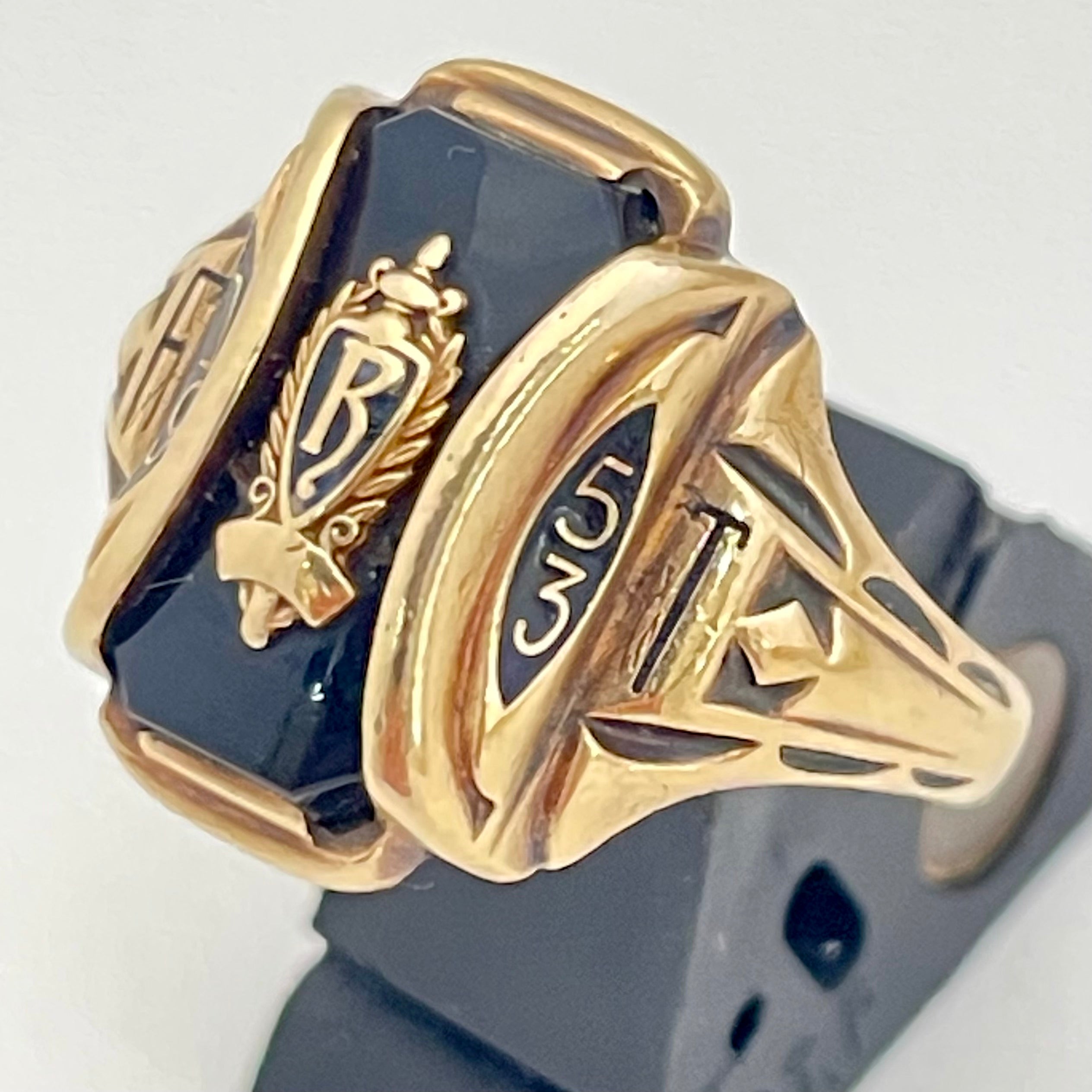 JOSTENS_(ジャスティンズ) _1953年製ビンテージ _カレッジリング_10K/7.3g/#20.5号_中古品