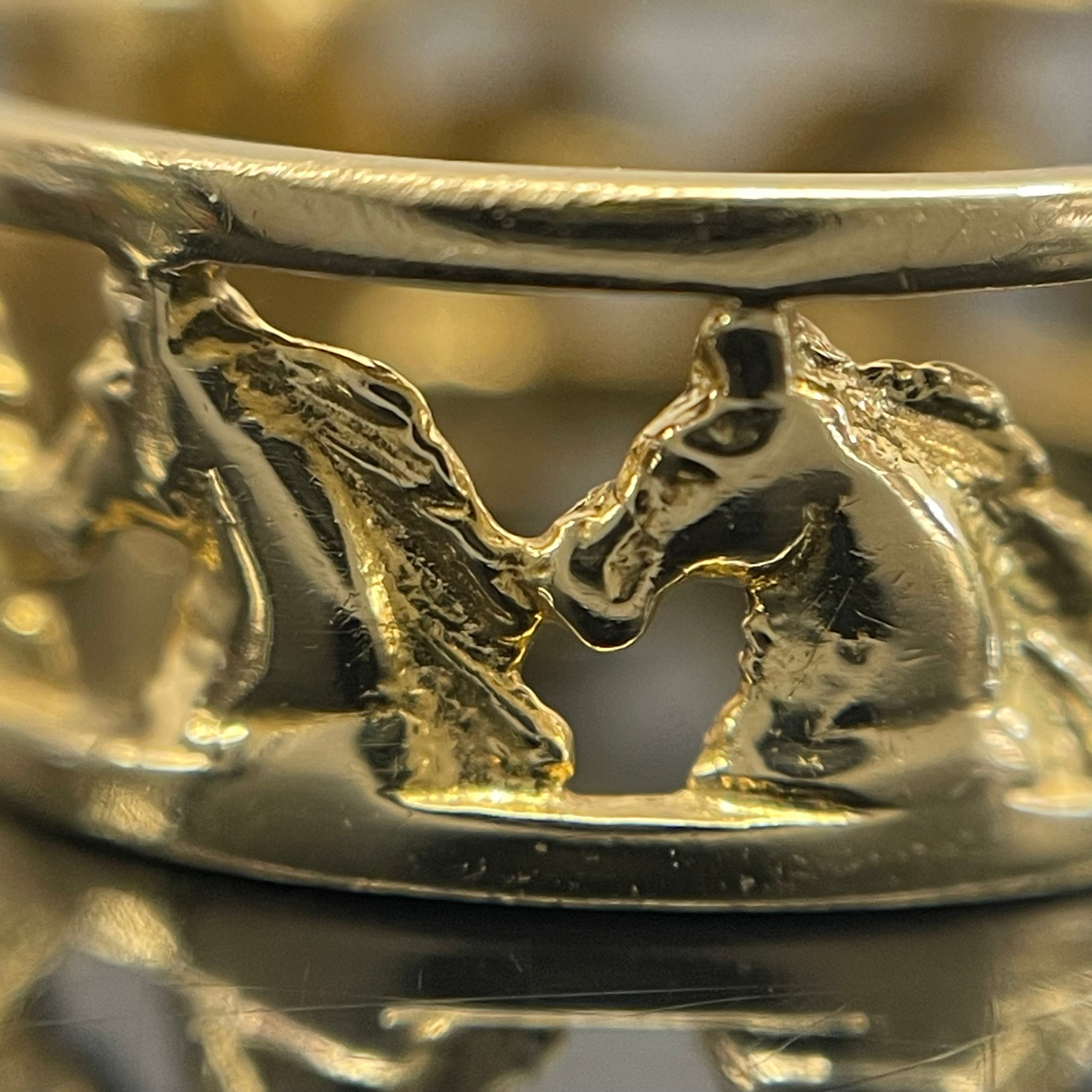 ノンブランド _九頭馬リング(指輪)_K18/2.7g/#13号 _中古品