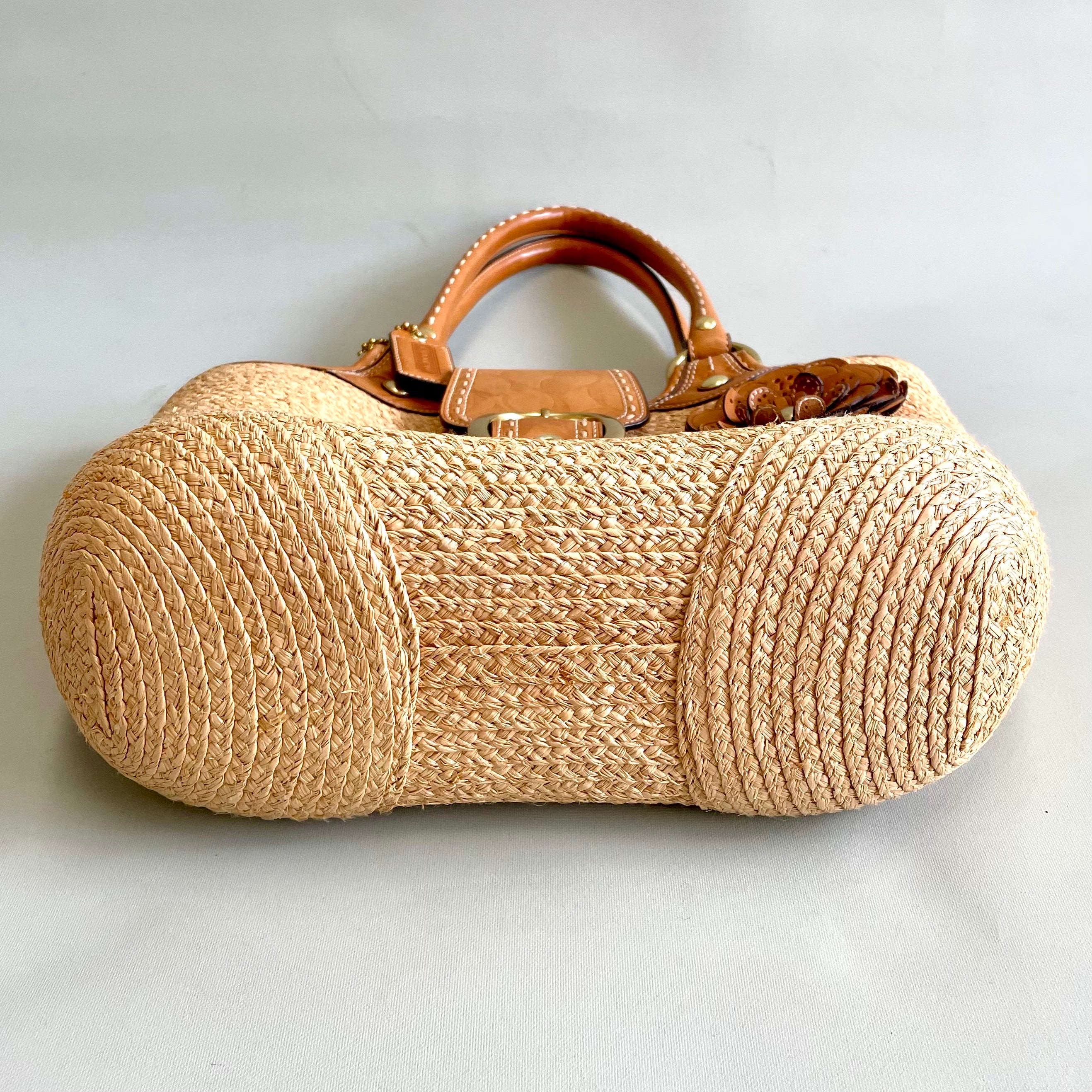 COACH(コーチ)_ブリーカー ストロー_ かごバッグ 11798 _中古品
