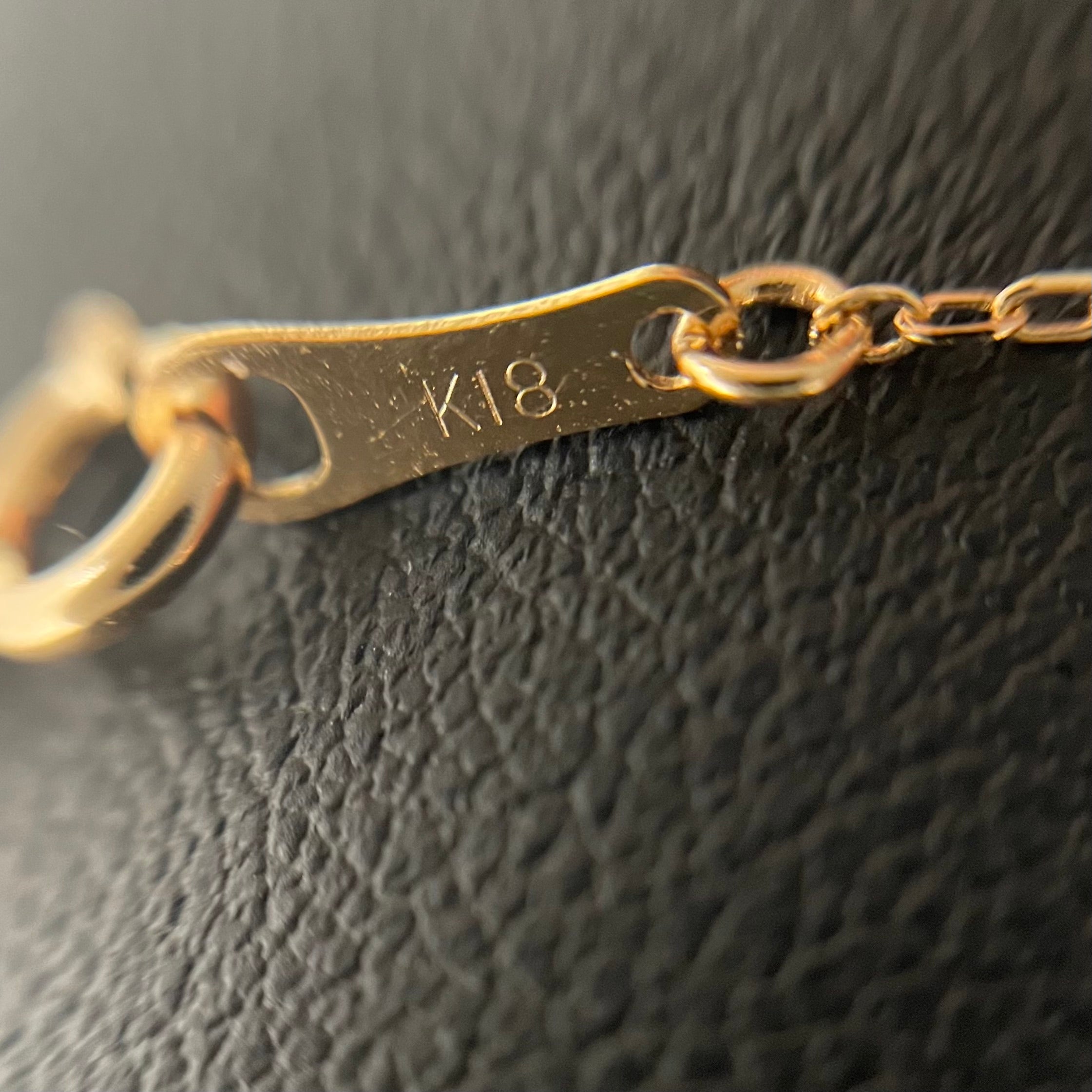 ノンブランド _K18ダイヤモンド_クロスペンダントネックレス_FD0.3ct/1.9g/45cm _中古品