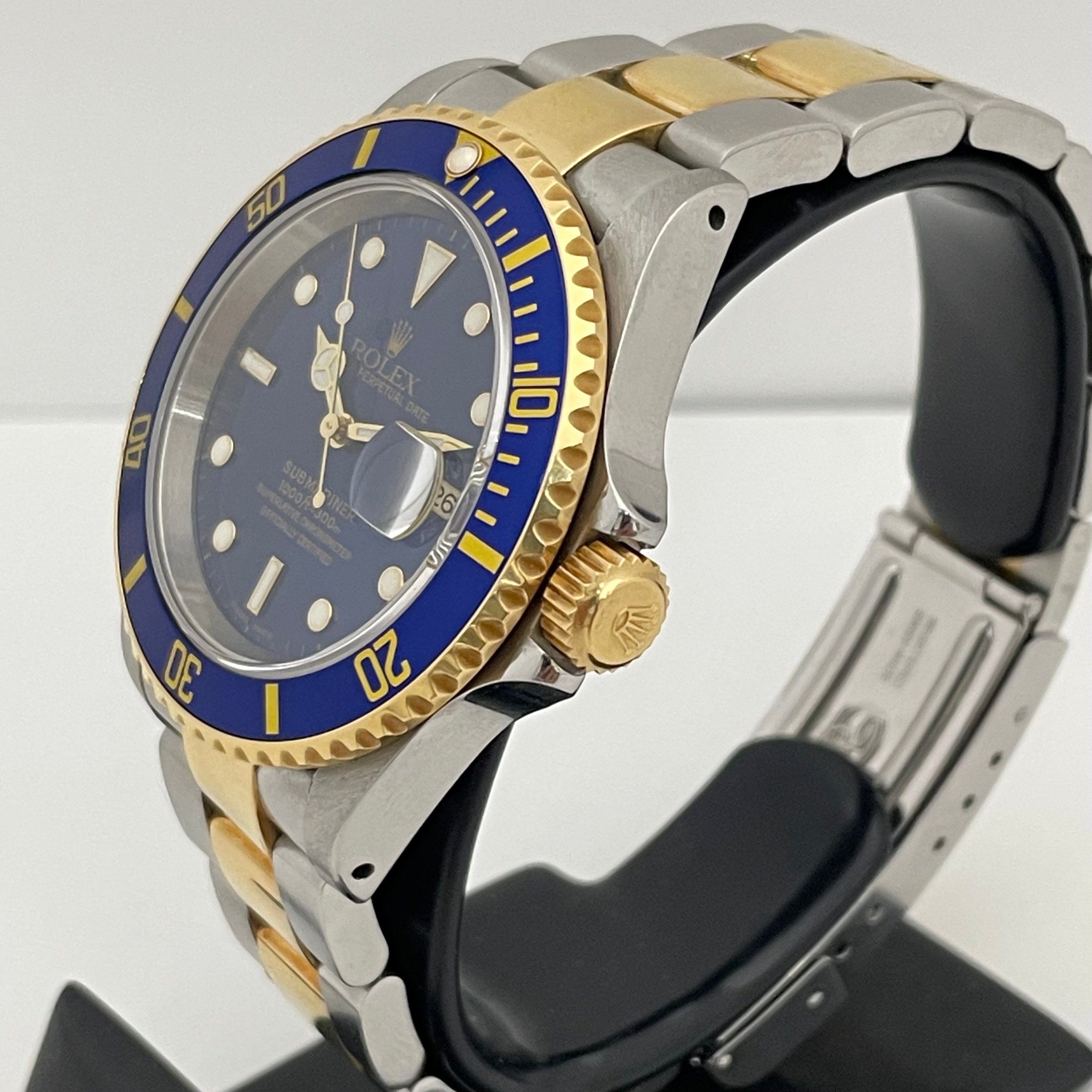ROLEX_(ロレックス)_サブマリーナ 16613_ ブルーK18/SS _中古品