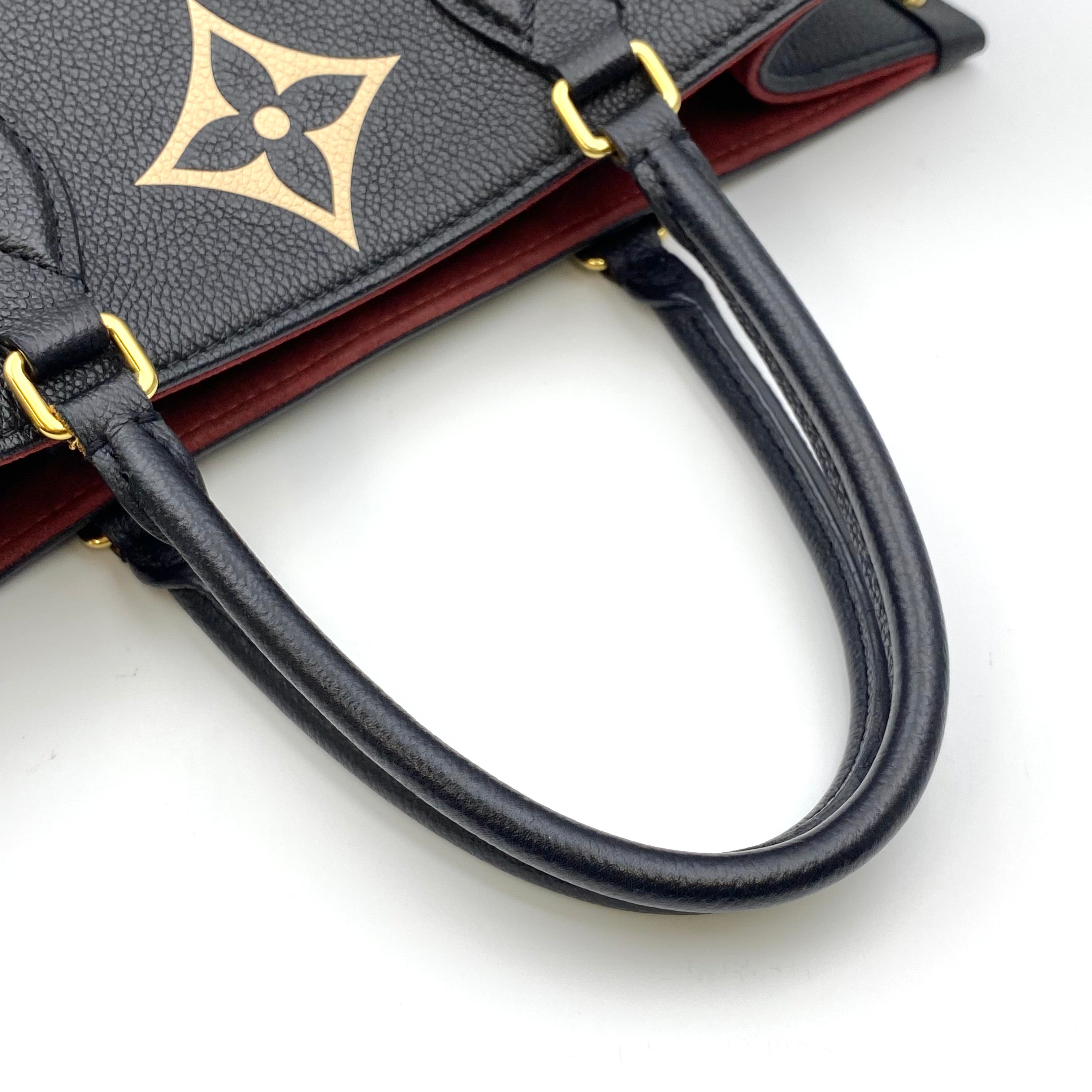 LOUIS VUITTON_(ルイヴィトン)_M45495 オンザゴーMM _ブラック/ベージュ _中古品