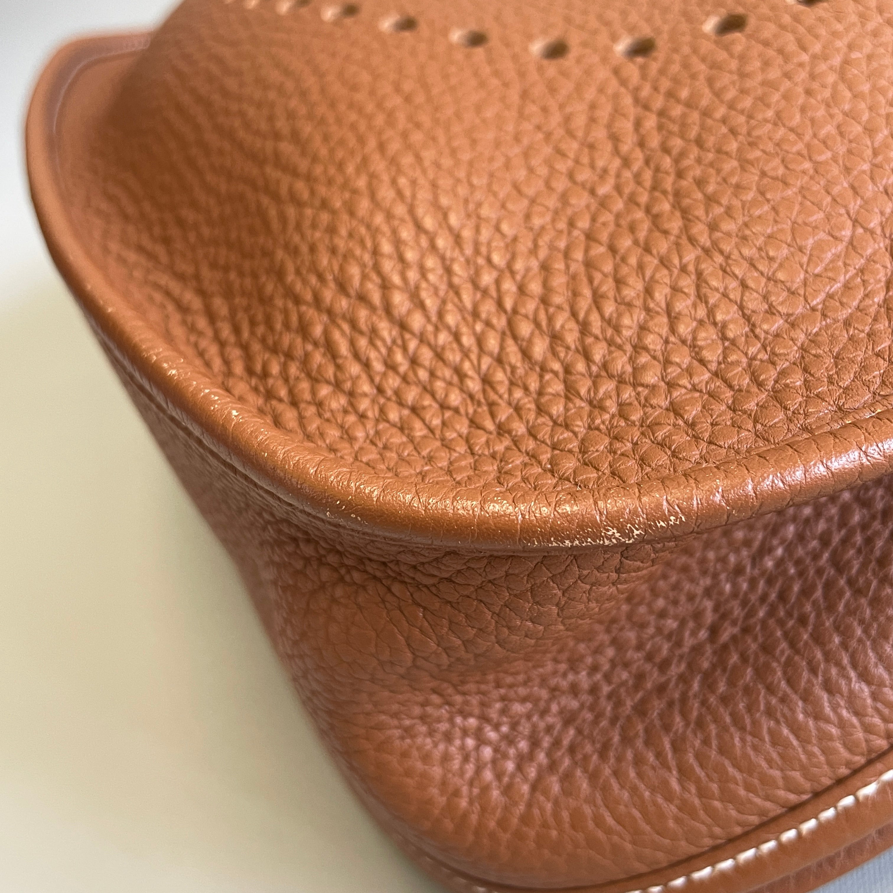 HERMES_(エルメス)_エヴリン3GM _トリヨンクレマンス _ゴールド/シルバー金具 □N刻印 _中古品