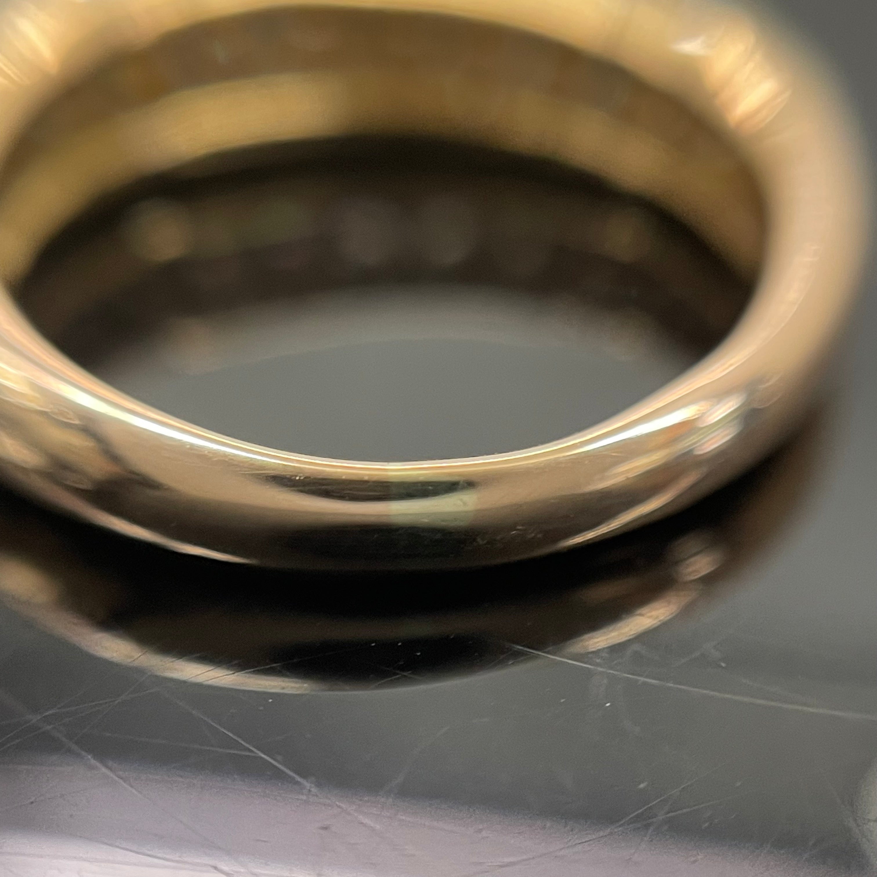 ノンブランド _K18ダイヤモンドリング_FD1.00ct/4.6g/#10号_中古品