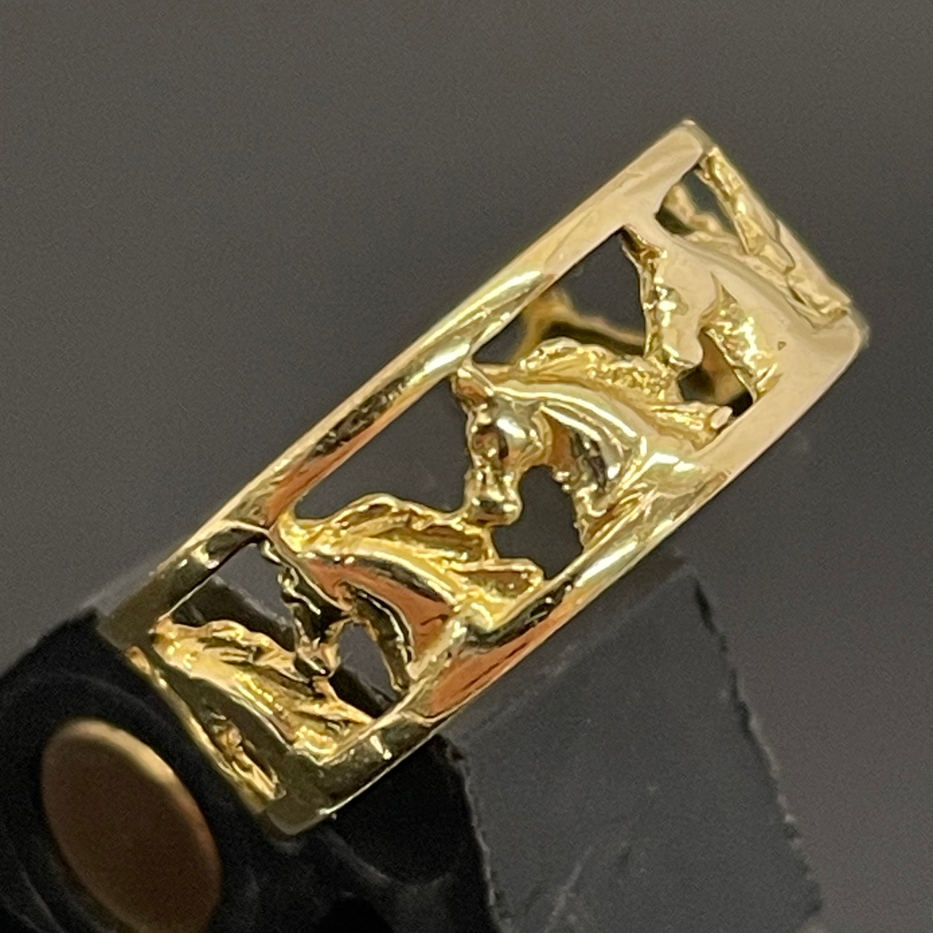 ノンブランド _九頭馬リング(指輪)_K18/2.7g/#13号 _中古品