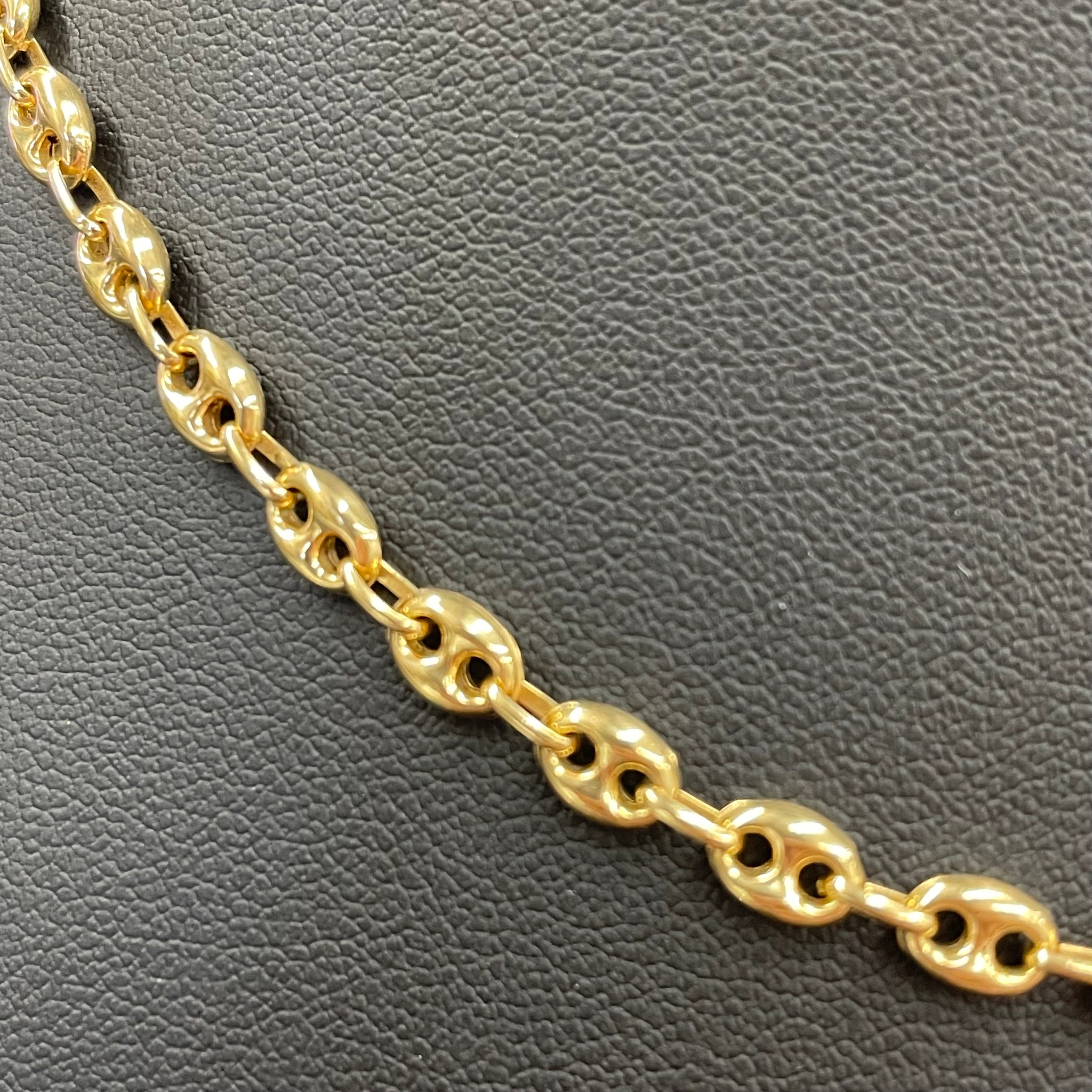 ノンブランド _ペダルチェーンネックレス_K18/12.3g/40cm _中古品