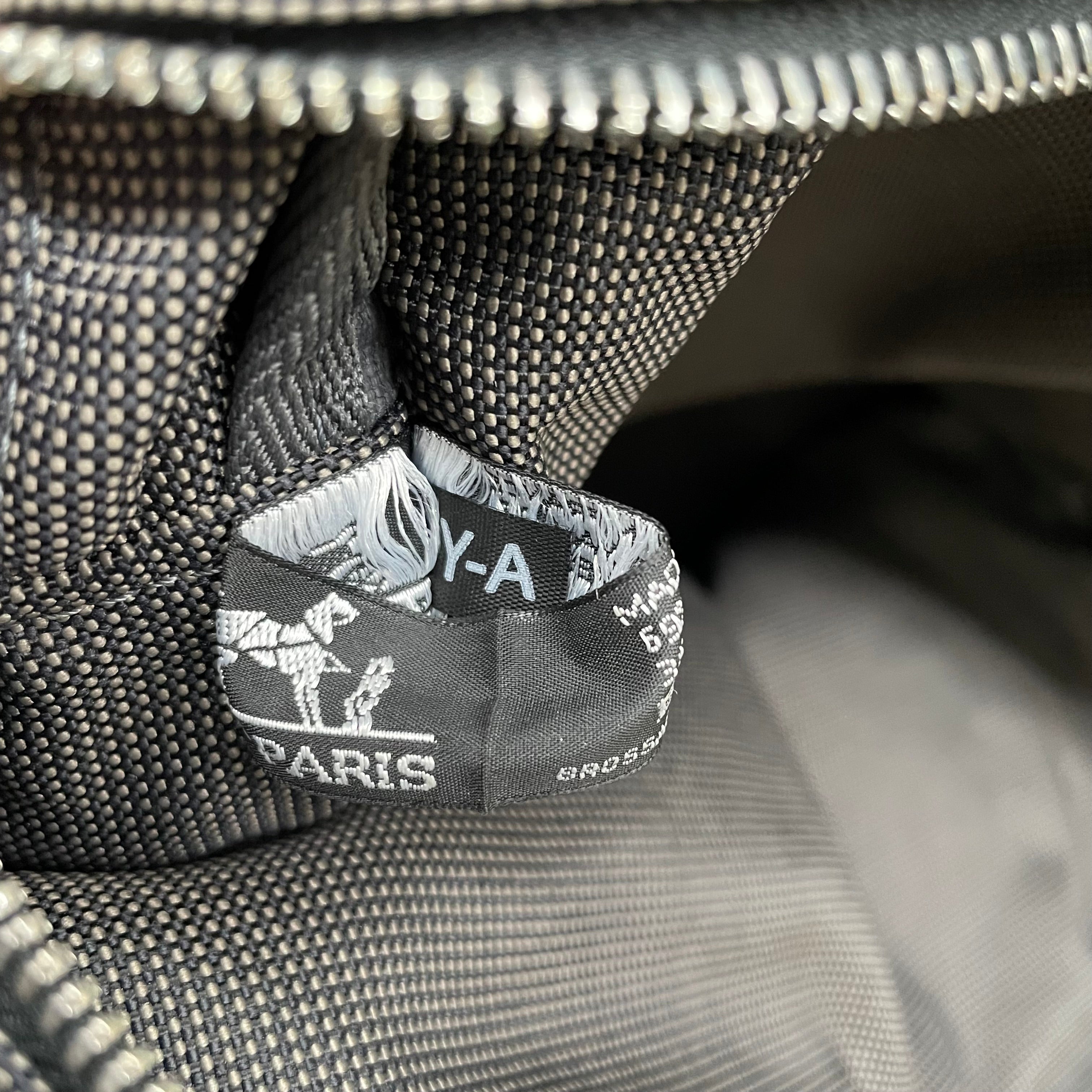 HERMES_(エルメス)_エールライン トート MM _キャンバス グレー_ 中古品