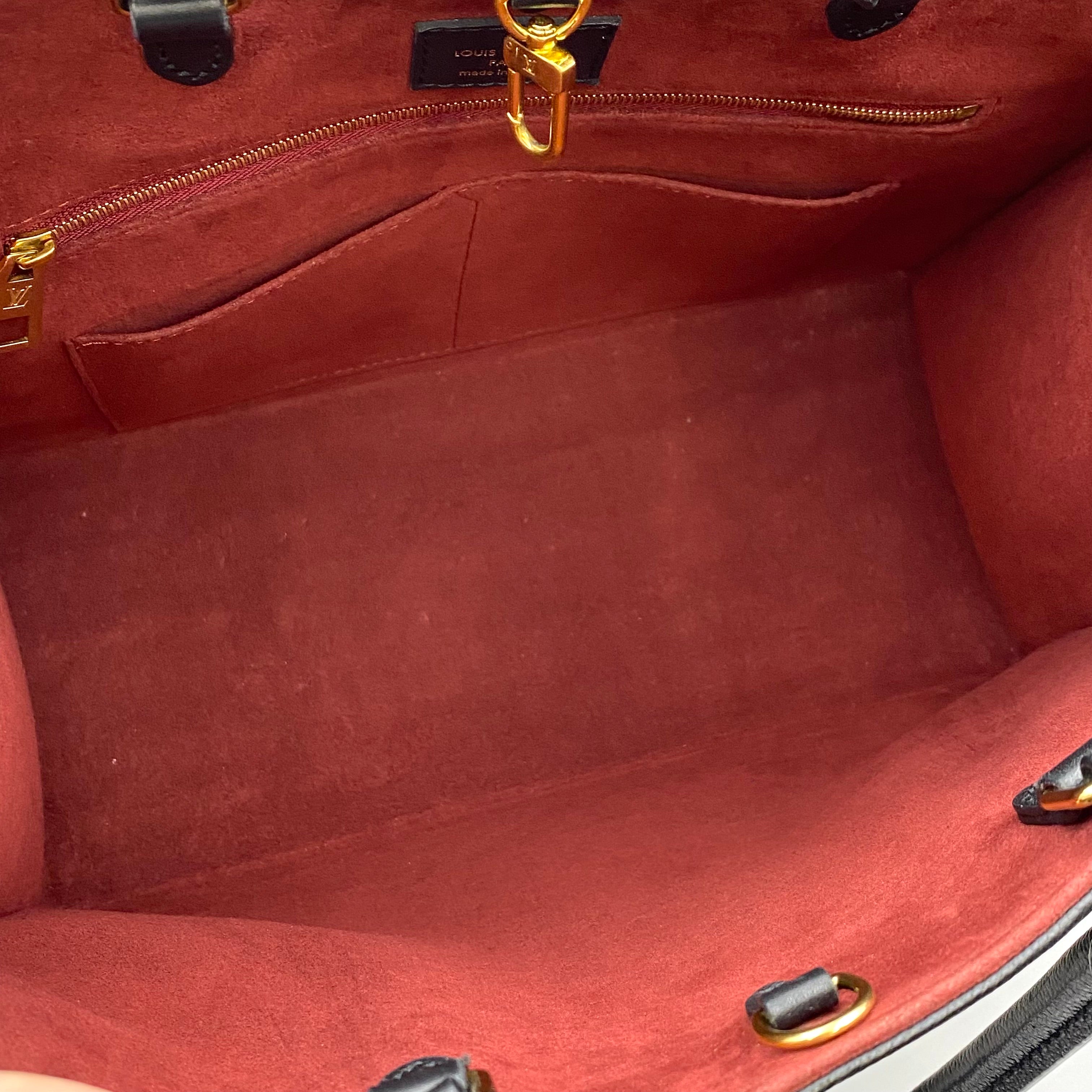 LOUIS VUITTON_(ルイヴィトン)_M45495 オンザゴーMM _ブラック/ベージュ _中古品