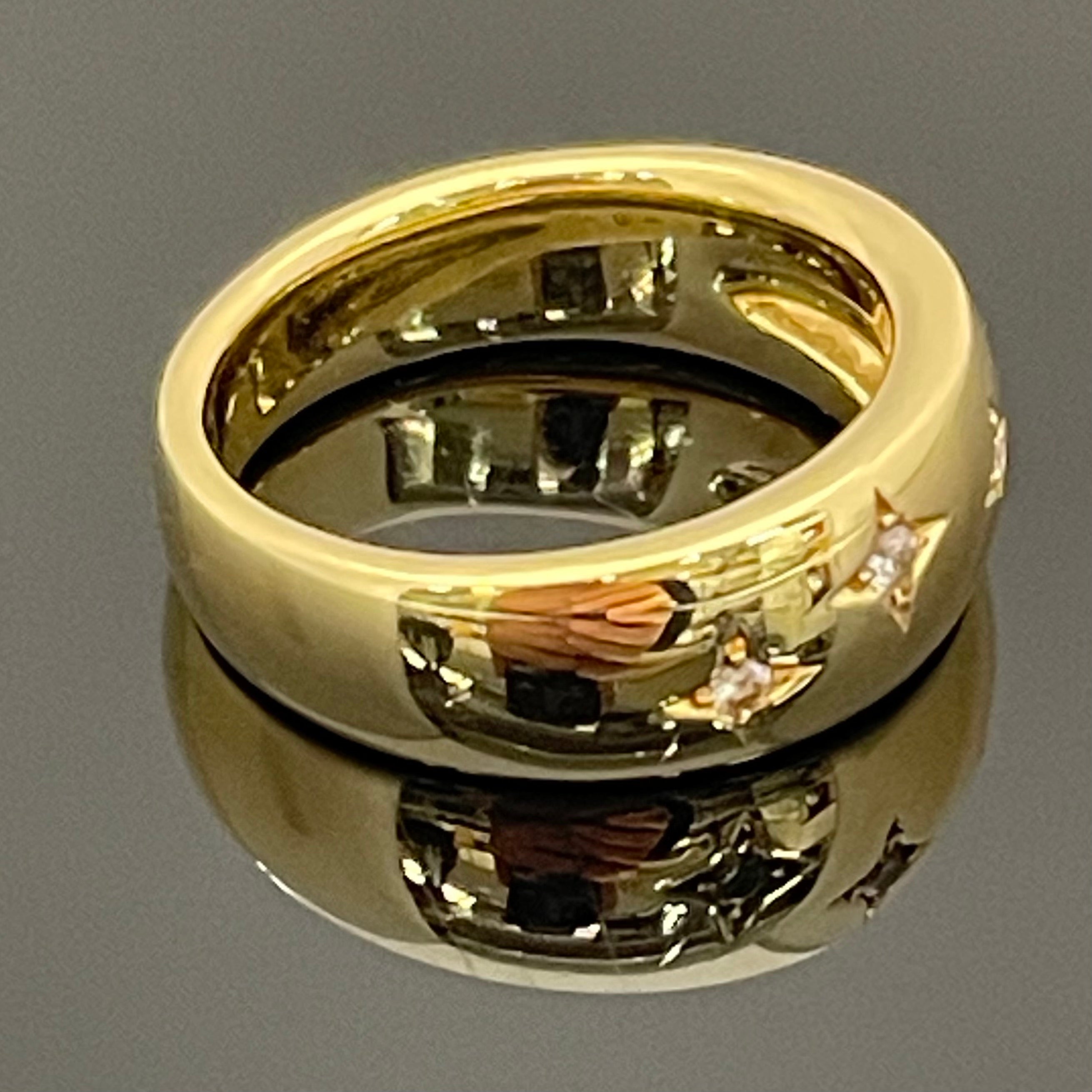 ノンブランド _K18ダイヤモンドリング_FD0.16ct/17.9g/#22.5号_中古品