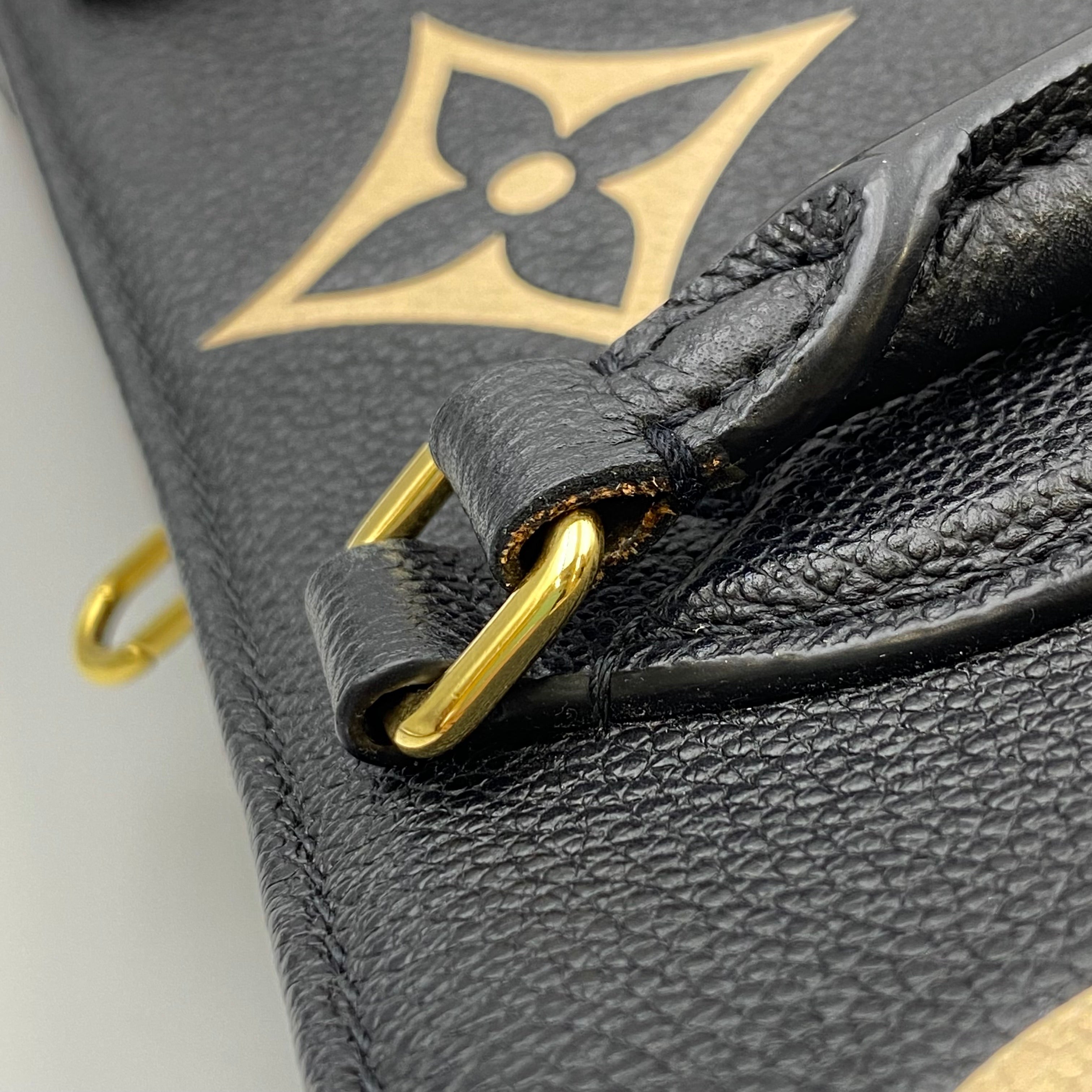LOUIS VUITTON_(ルイヴィトン)_M45495 オンザゴーMM _ブラック/ベージュ _中古品