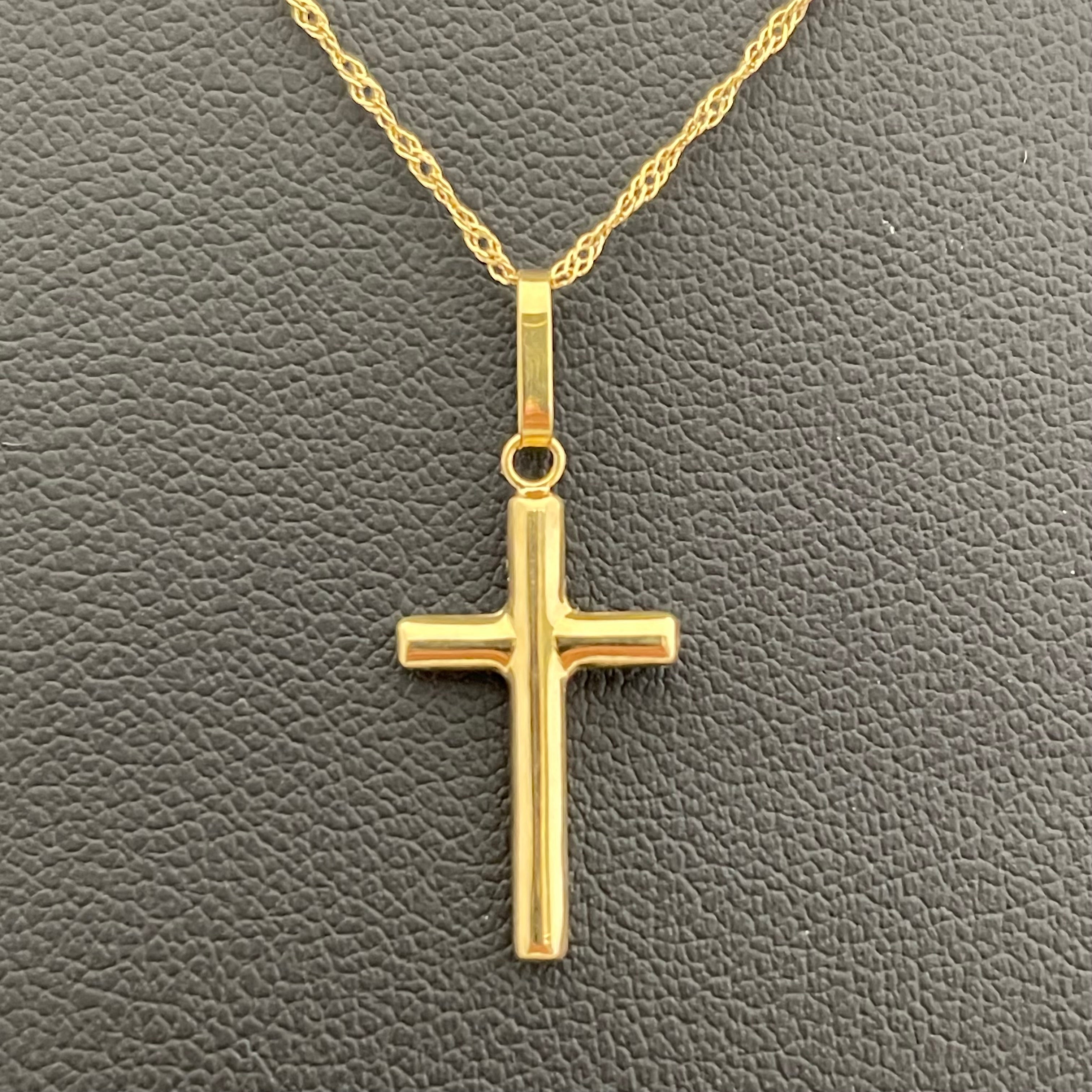ノンブランド _K18/1.2g/41cm _クロスペンダントネックレス_中古品