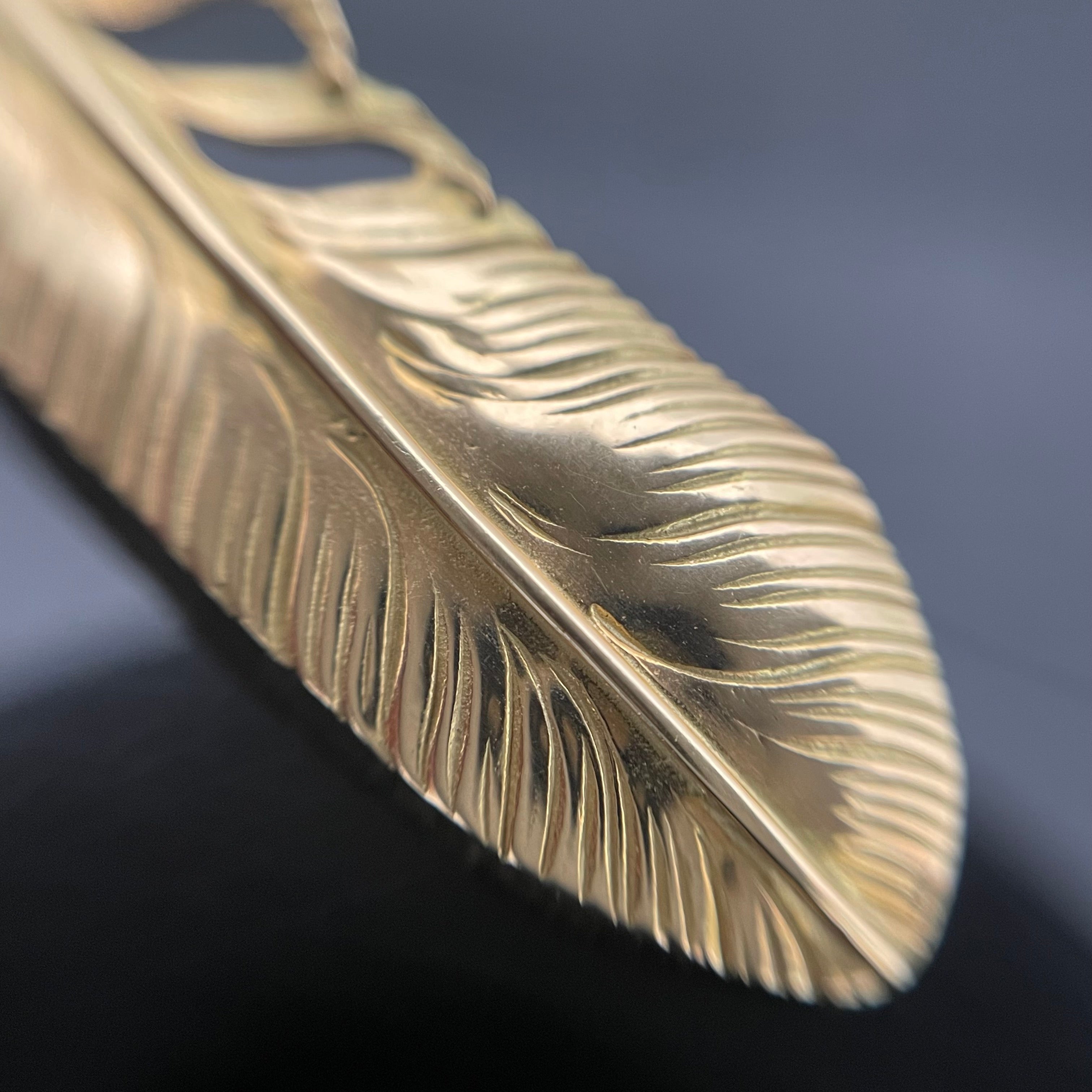 ARIZONA FREEDOM_(アリゾナフリーダム)_K18/全金フェザートップ(右向き)_中古品