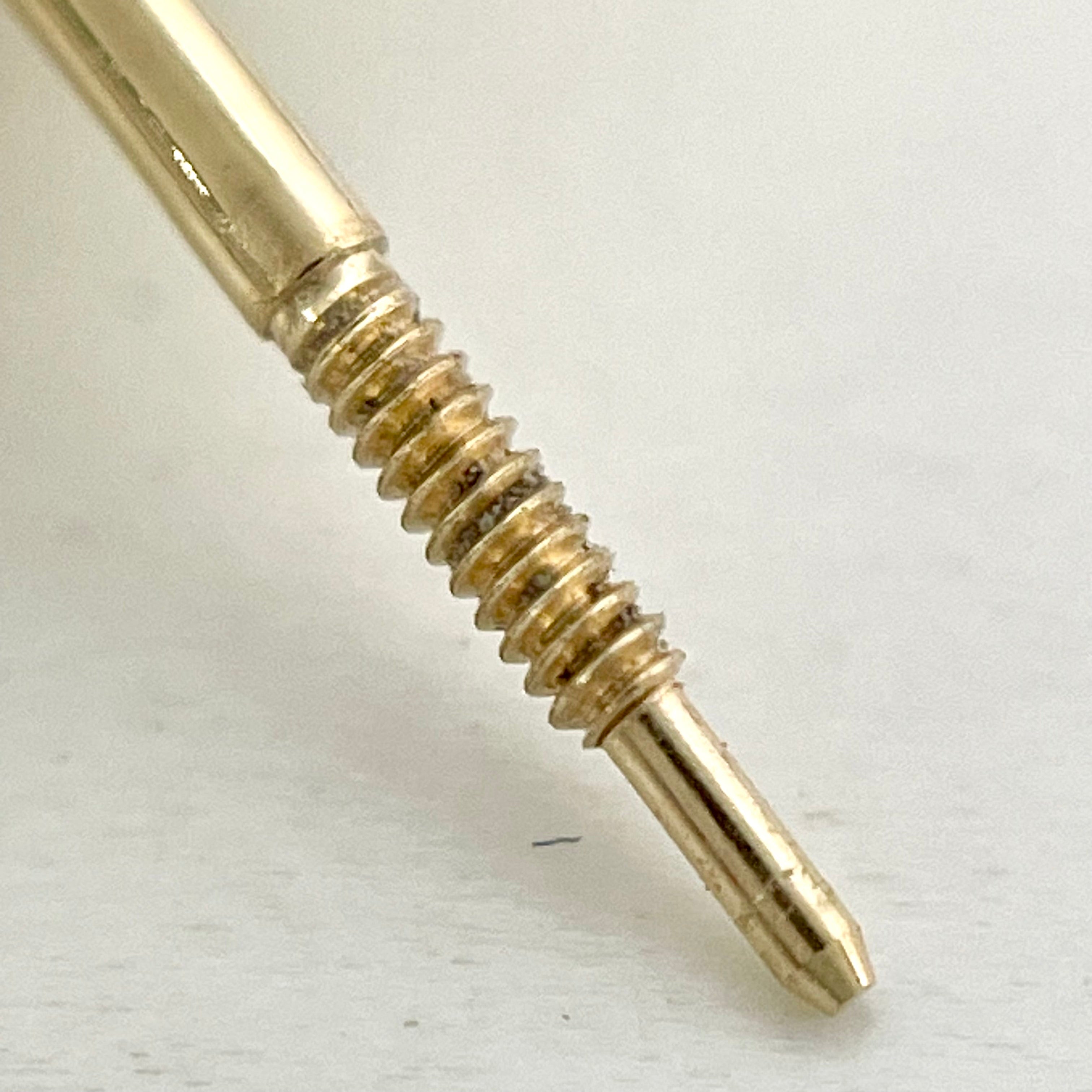 ノンブランド _W丸玉リバーシブルピアス_ K18/3.9g/7.9-10.9ミリ _中古品