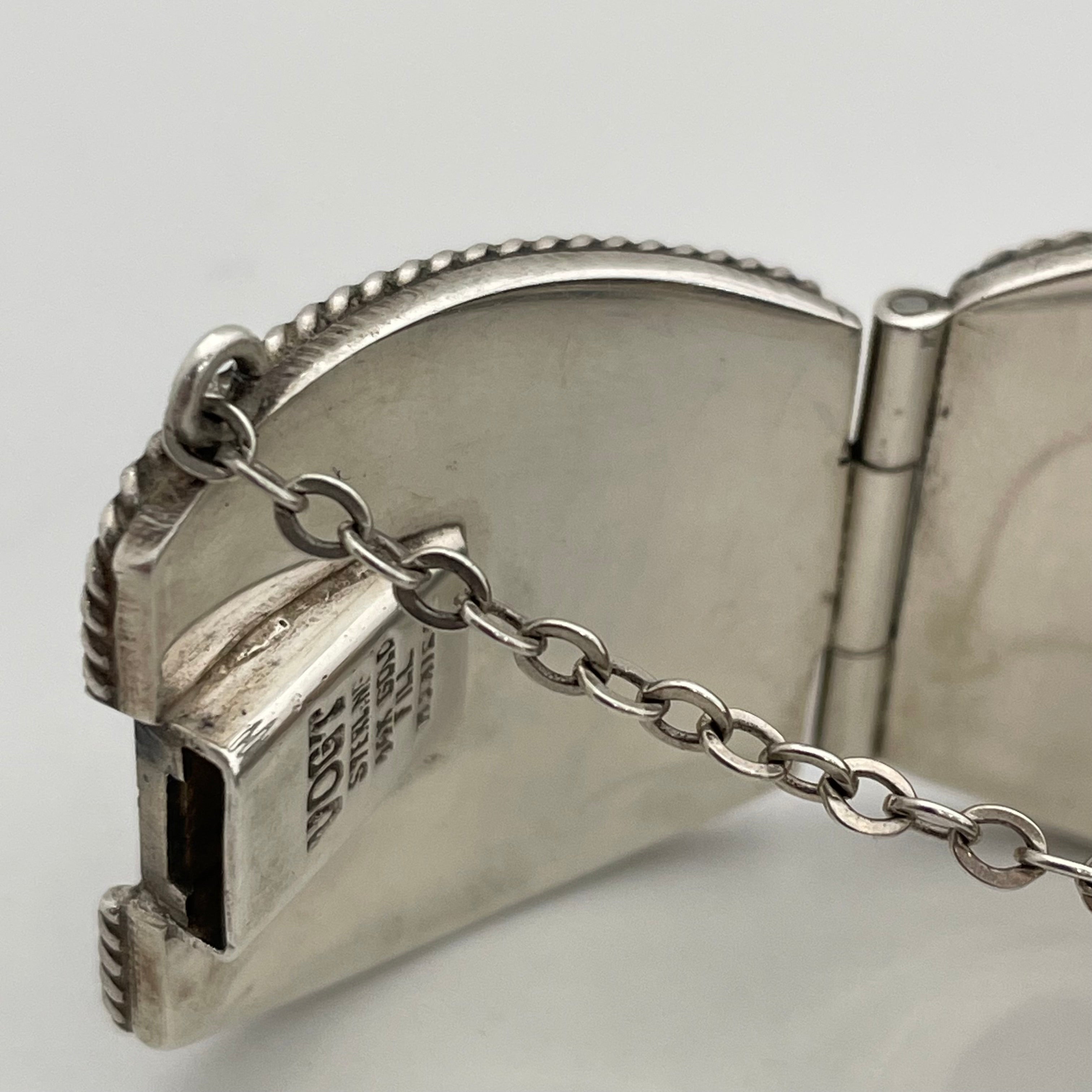 VOGT_(ボグト)_スターリングシルバー/14K _ウエスタンバングル _69g/17.5cm _中古品