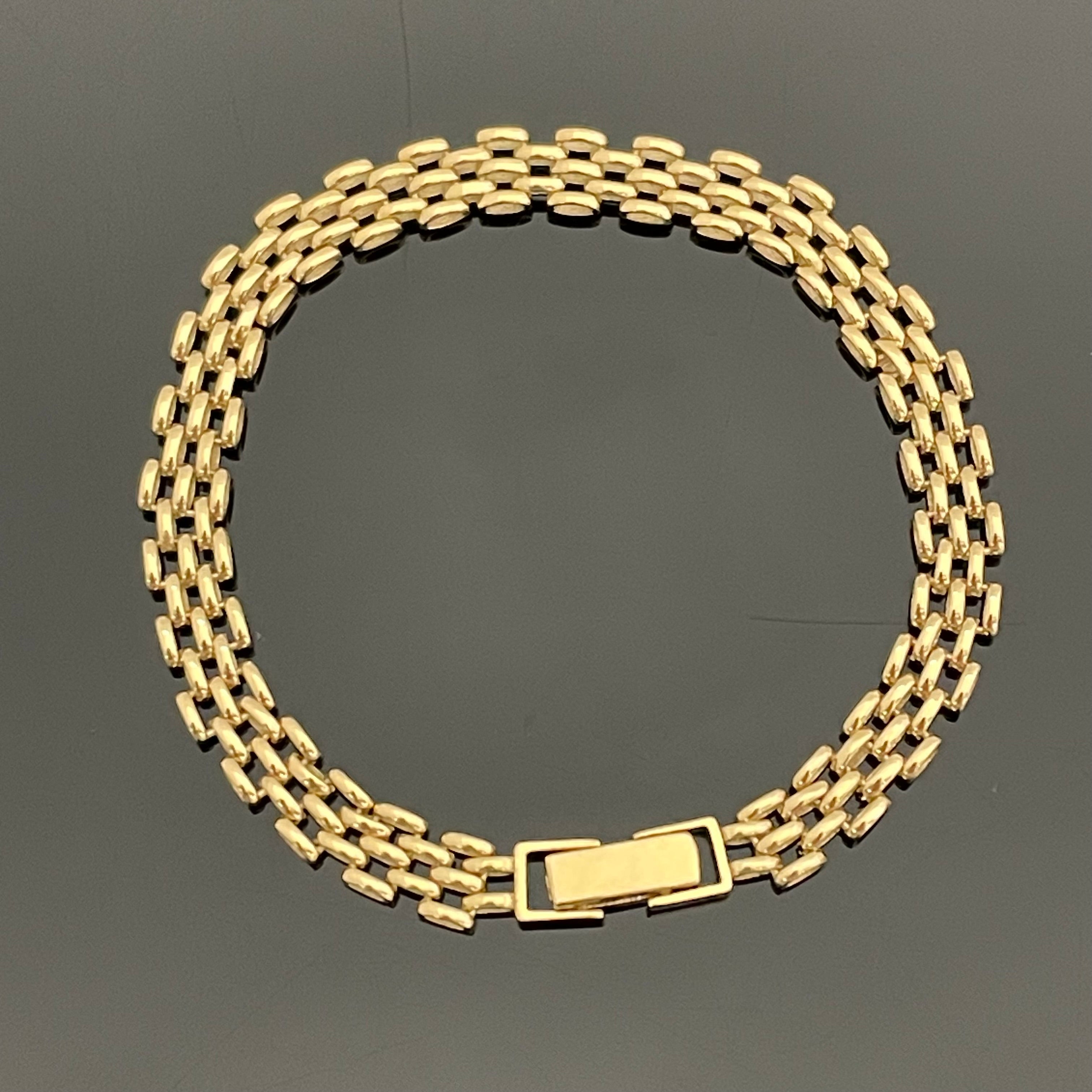 ノンブランド _K18ファッションブレス_17cm/10g _中古品