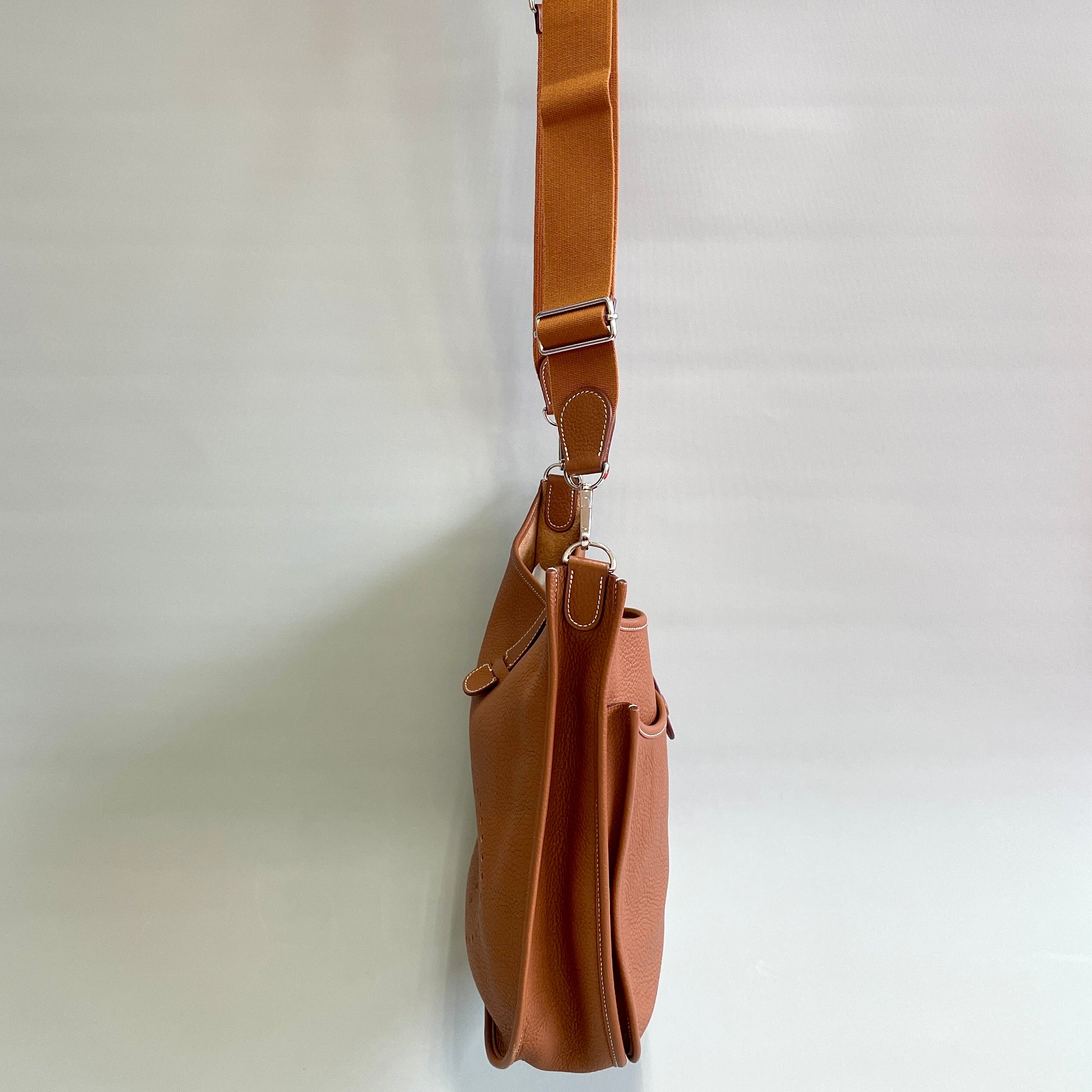 HERMES_(エルメス)_エヴリン3GM _トリヨンクレマンス _ゴールド/シルバー金具 □N刻印 _中古品