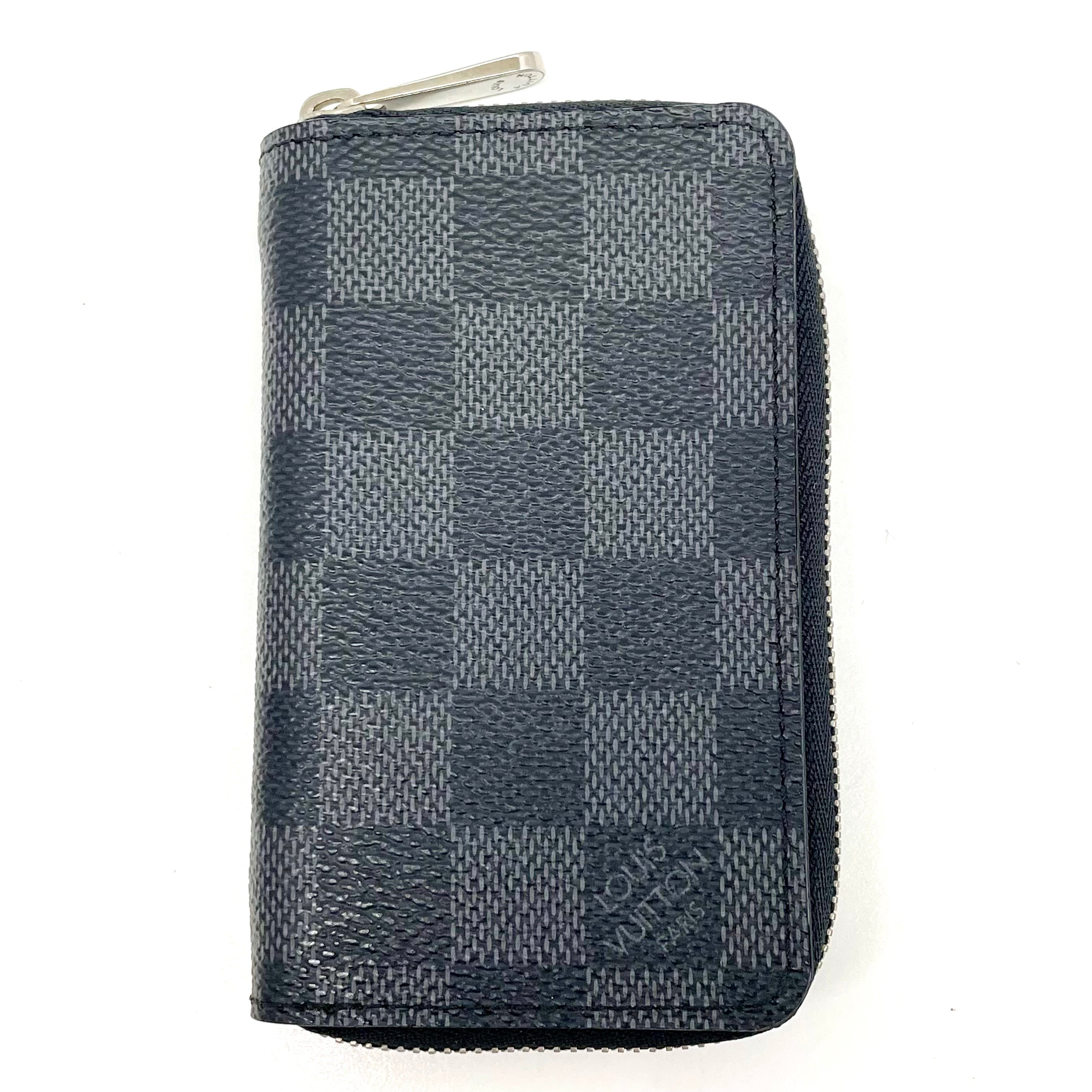 LOUIS VUITTON_(ルイヴィトン)_ダミエ グラフィット _ジッピー コインパース_ N63076 _中古品
