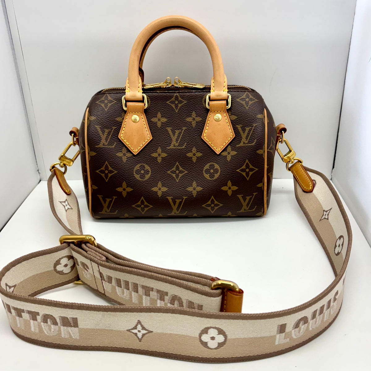 LOUIS VUITTON_(ルイヴィトン)_M46222 モノグラム _スピーディバンドリエール20_ 中古品