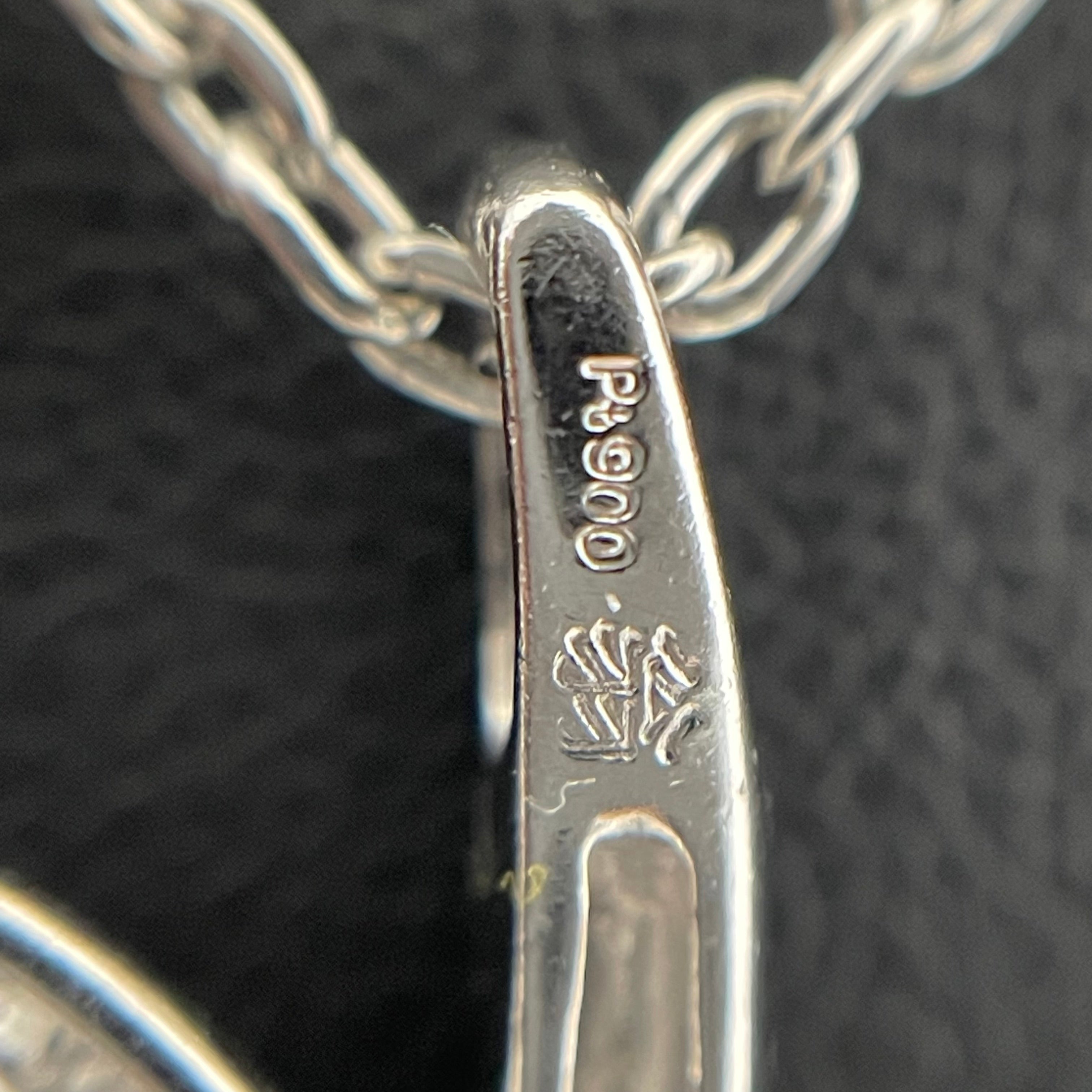 翁淳_(オキナジュン)_ダイヤモンドD0.53/FD0.16ct_ペンダントネックレス_Pt900/Pt850/11.9g/50cm _中古品