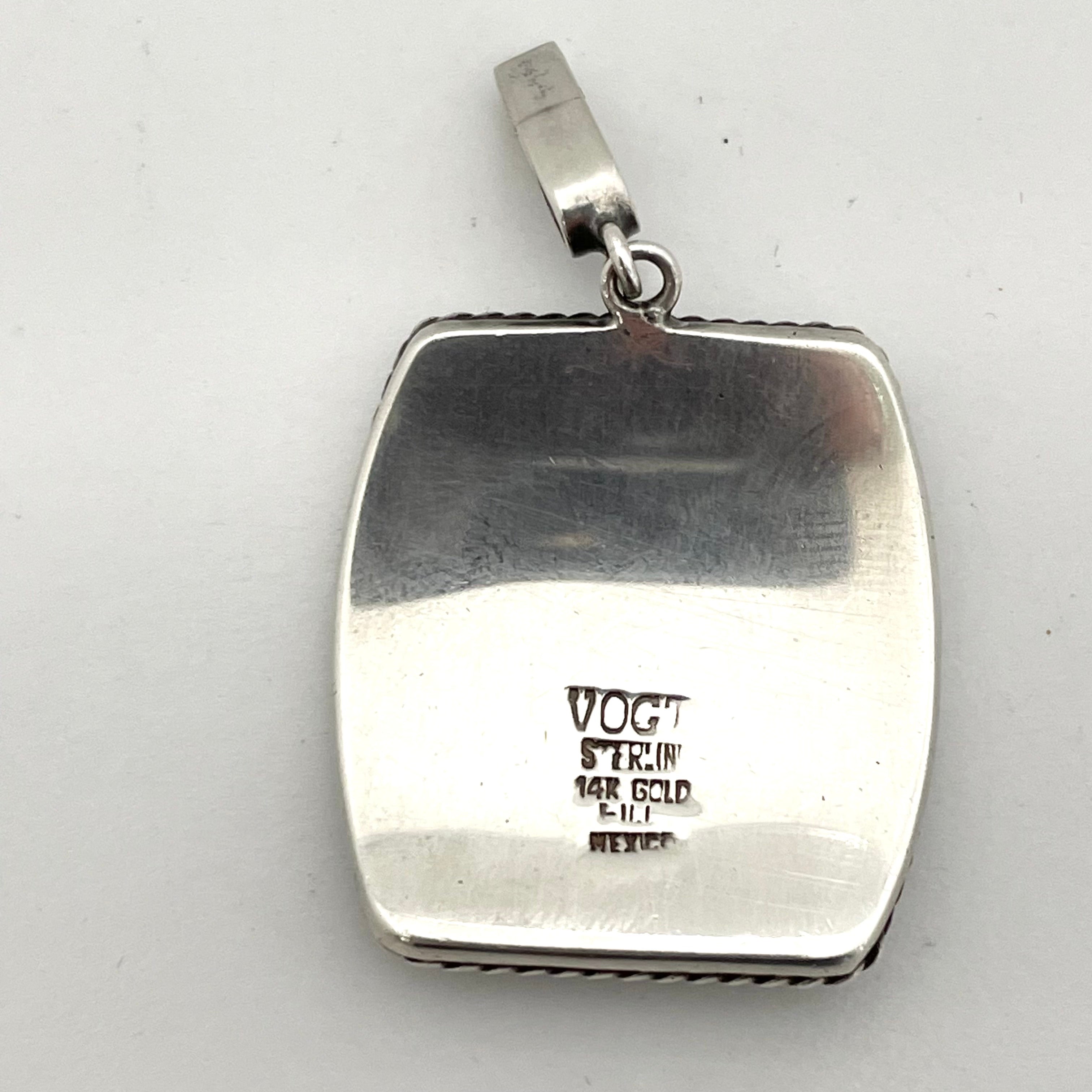 VOGT_(ボグト)_スターリングシルバー/14K _ ペンダントトップ10.4g _中古品