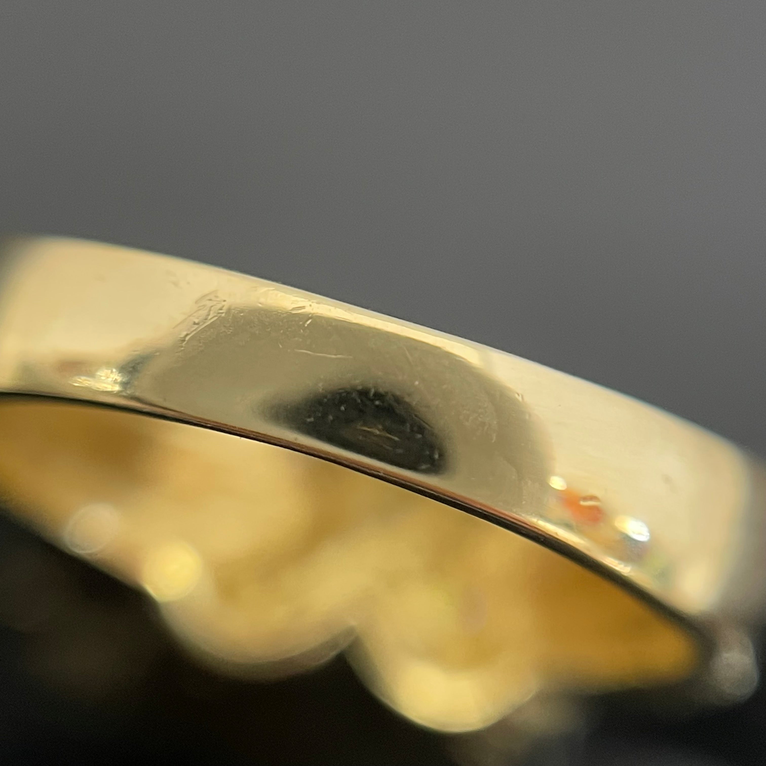 ノンブランド _K18ファッションリング _ダイヤモンド/オニキス _FD0.50ct/6.9g/#12.5号 _中古品