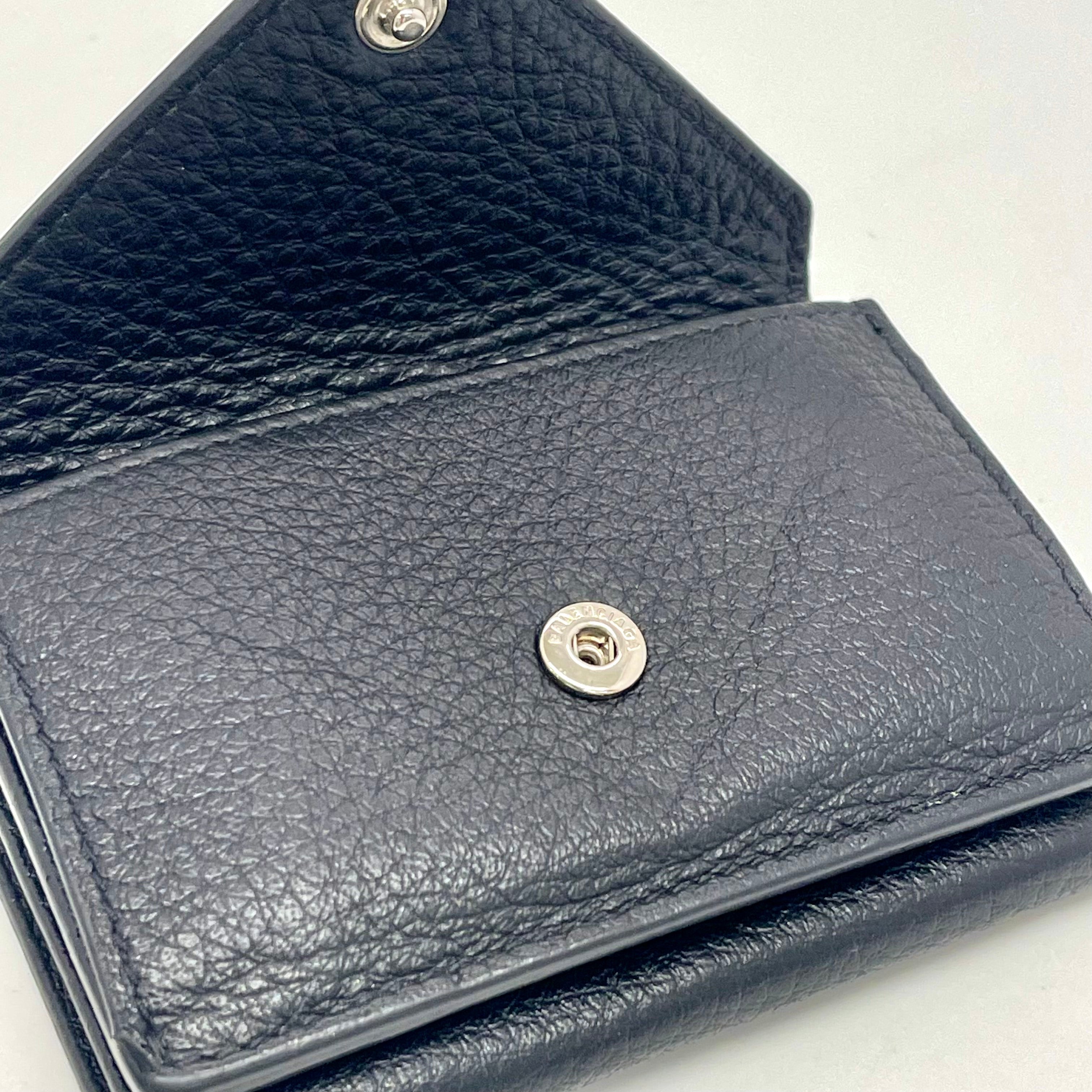 BALENCIAGA_(バレンシアガ) _3つ折り財布 _ペーパーミニウォレット_ 391446 _中古品