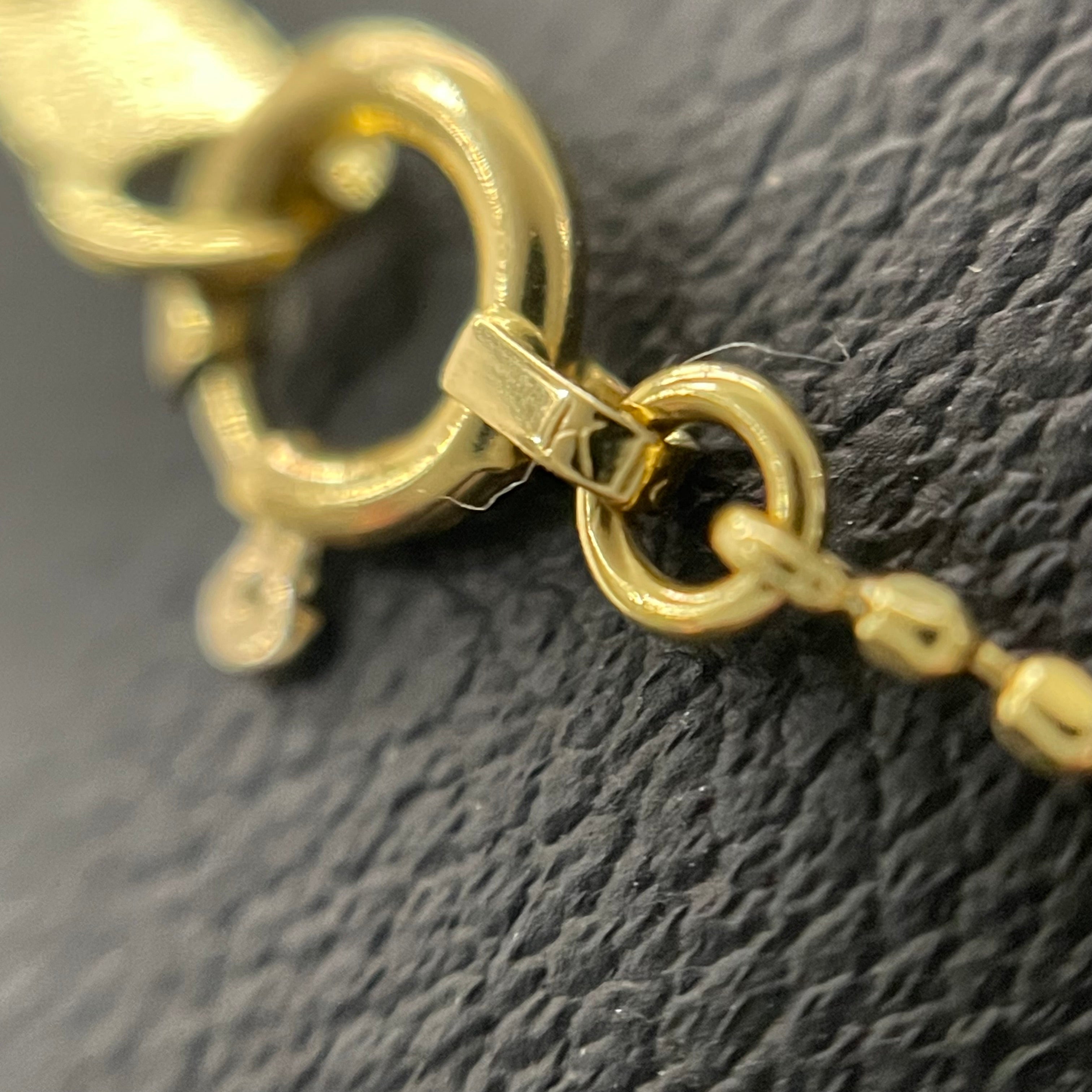 ノンブランド _K18ダイヤモンド _クロス2連ネックレス_FD0.3/0.2ct/3.8g _中古品
