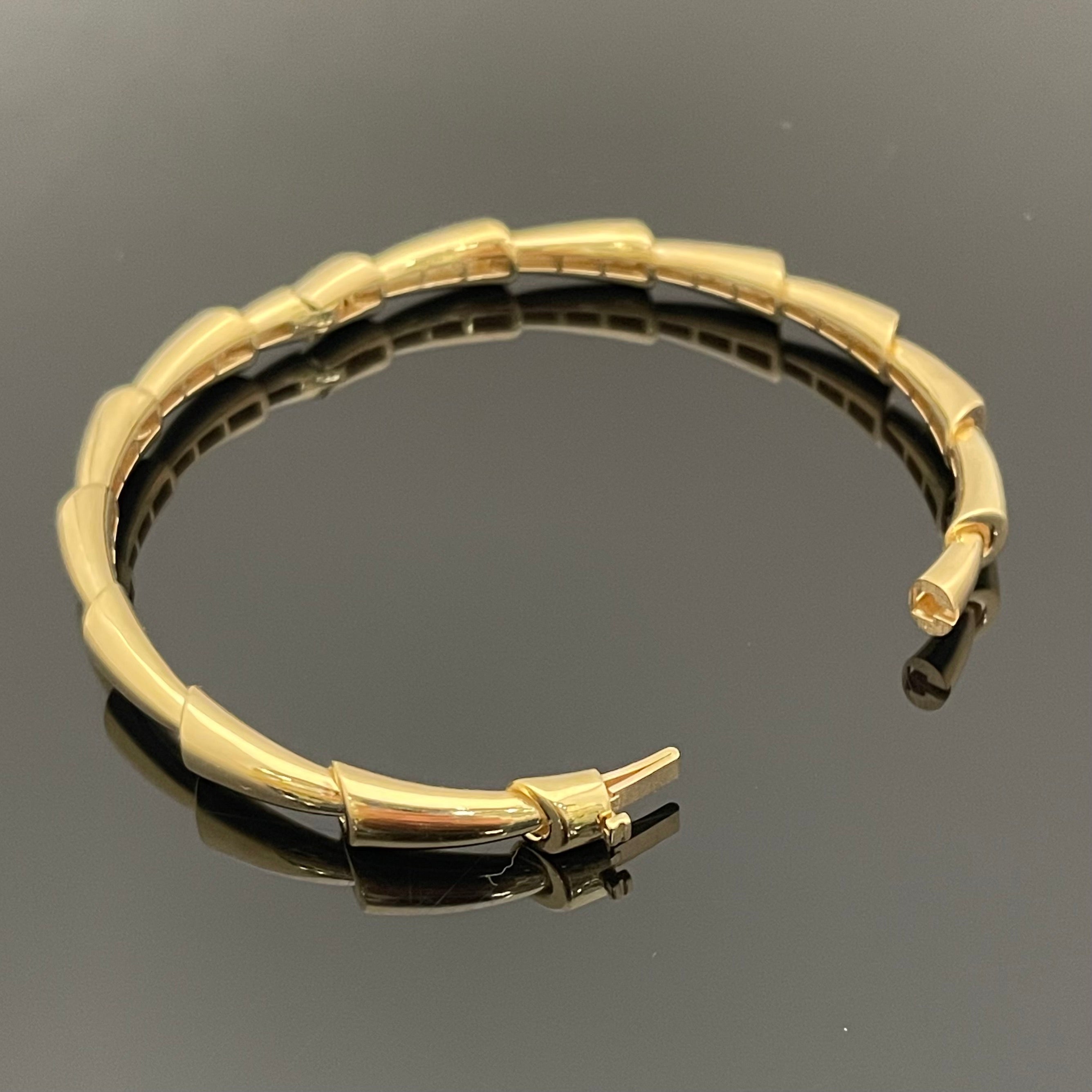 ノンブランド _K18バングル _17cm/9.7g _中古品