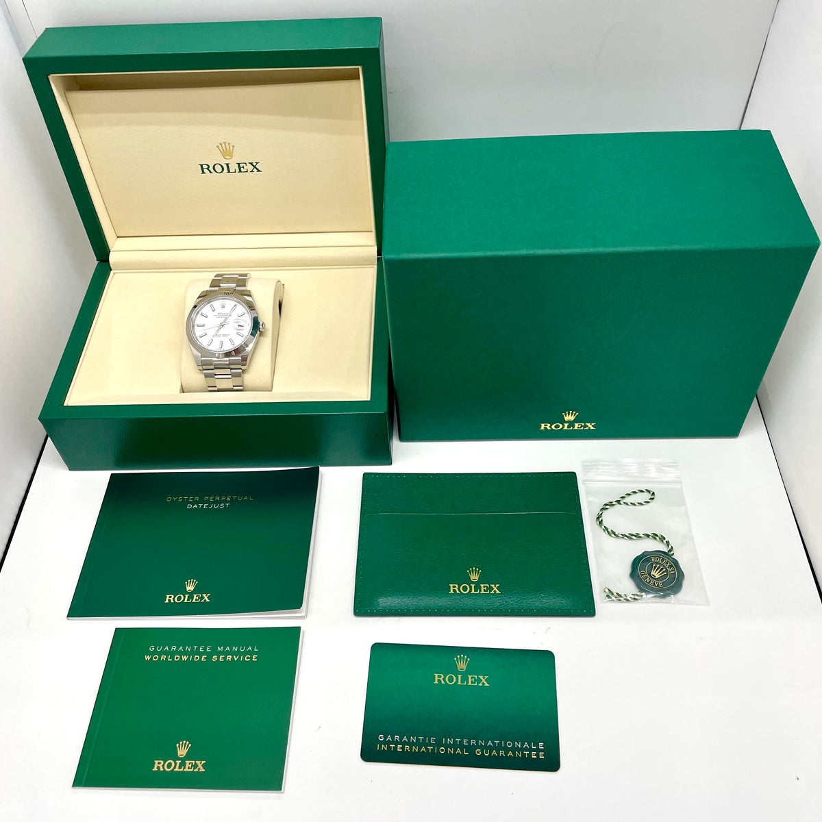 ROLEX_(ロレックス)_デイトジャスト41_ ホワイト/オイスター_ 126300_ 中古品
