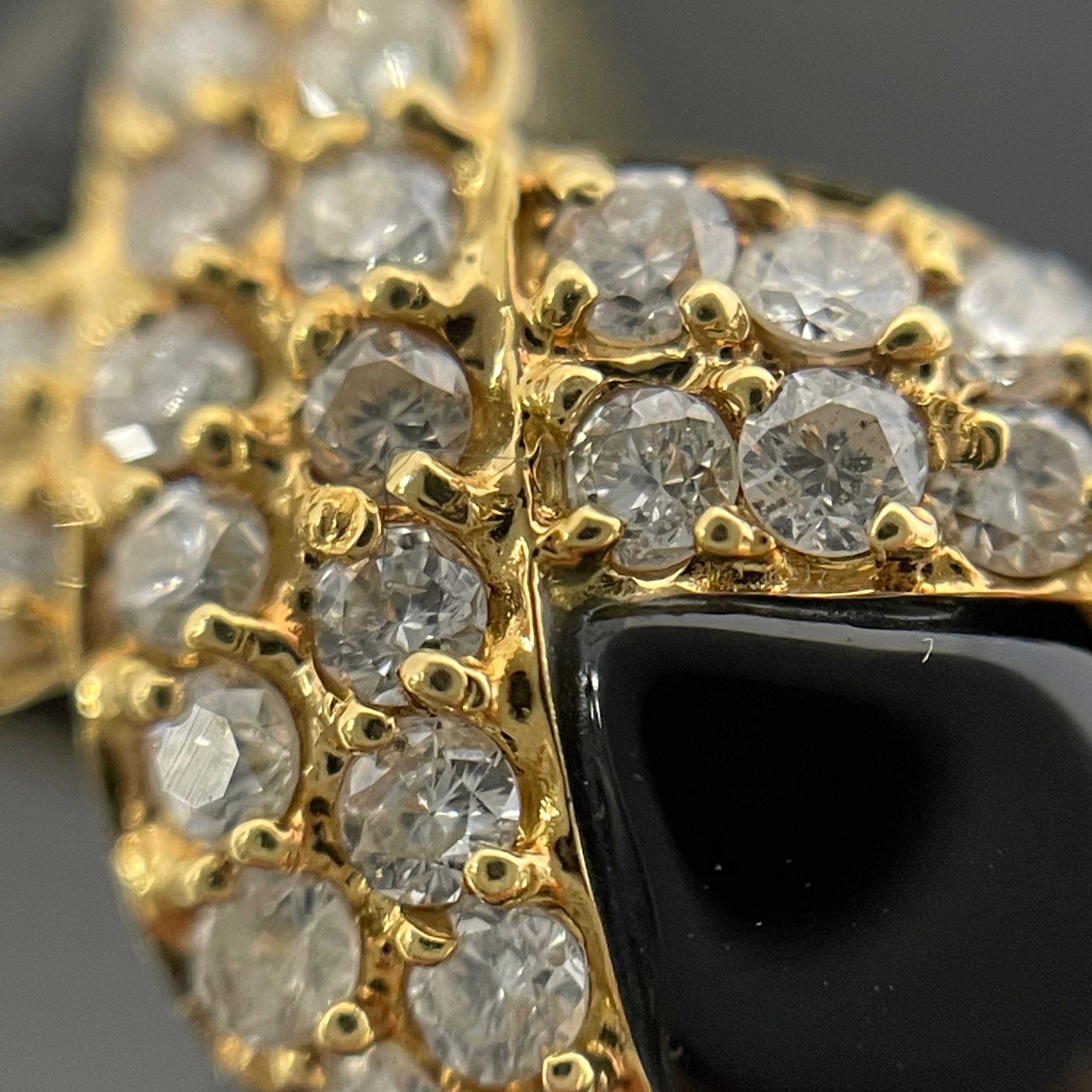 ノンブランド _K18ファッションリング _ダイヤモンド/オニキス _FD0.50ct/6.9g/#12.5号 _中古品