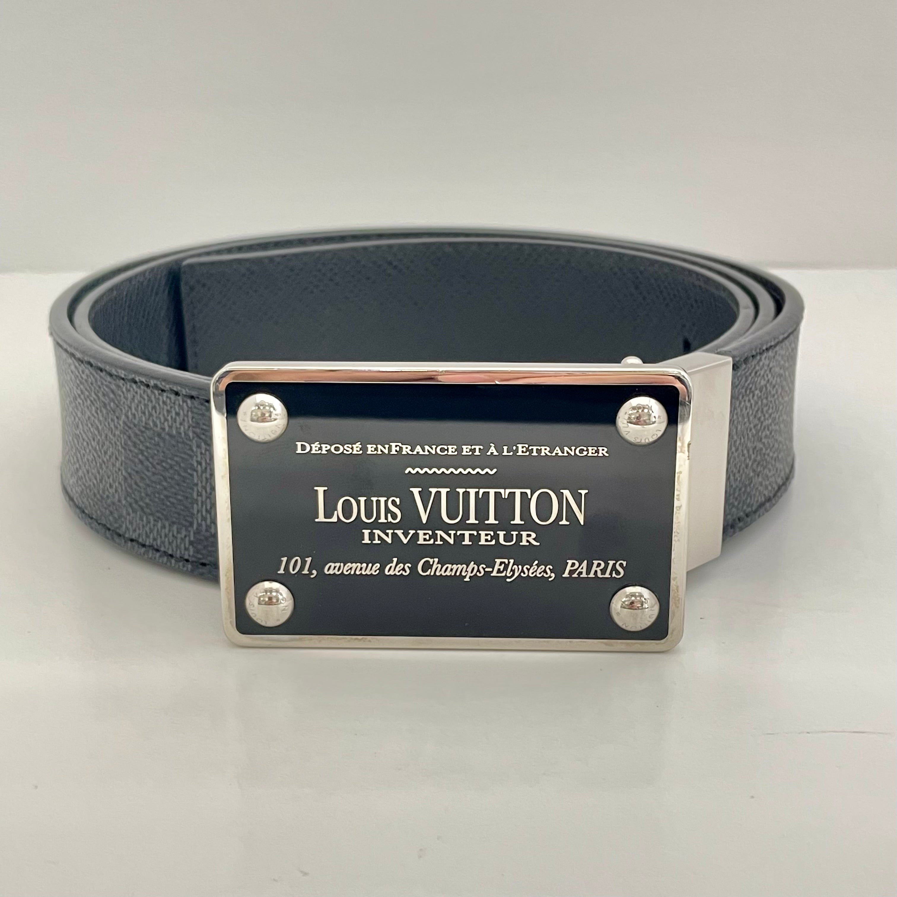 LOUIS VUITTON _(ルイヴィトン)_サンチュール・アヴァントゥール_M9632 リバーシブルベルト_ 100/40in _中古品