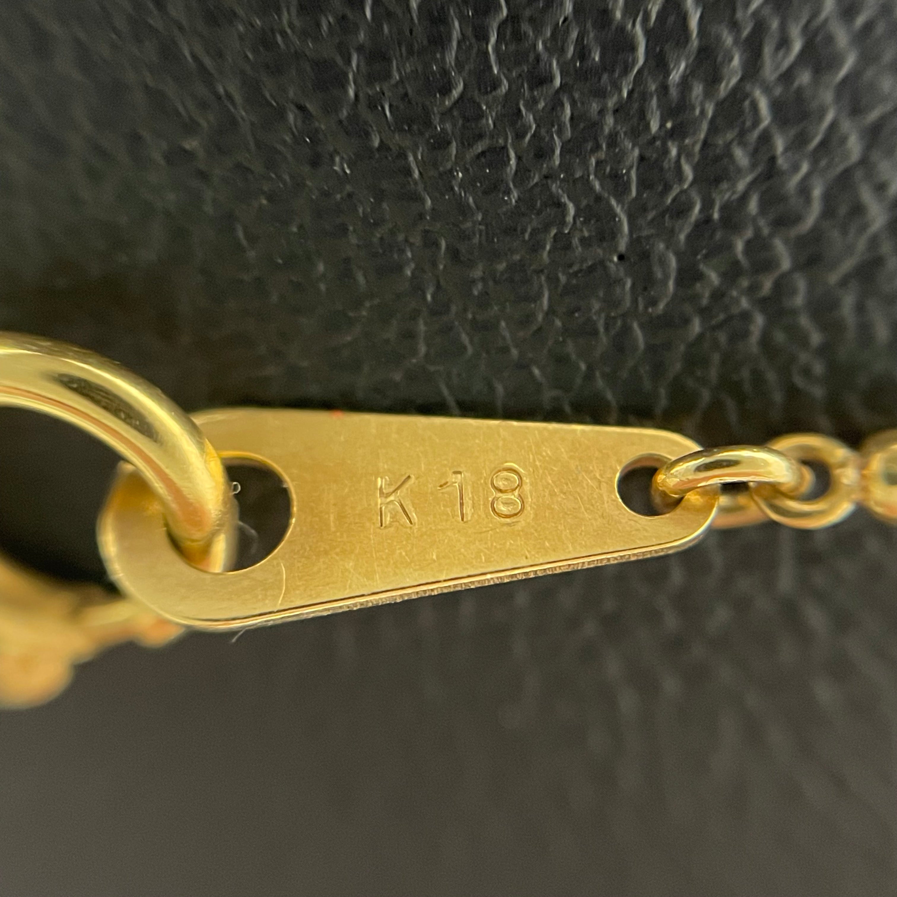 ノンブランド _K18ハートペンダントネックレス_ 3.8g/40cm _中古品