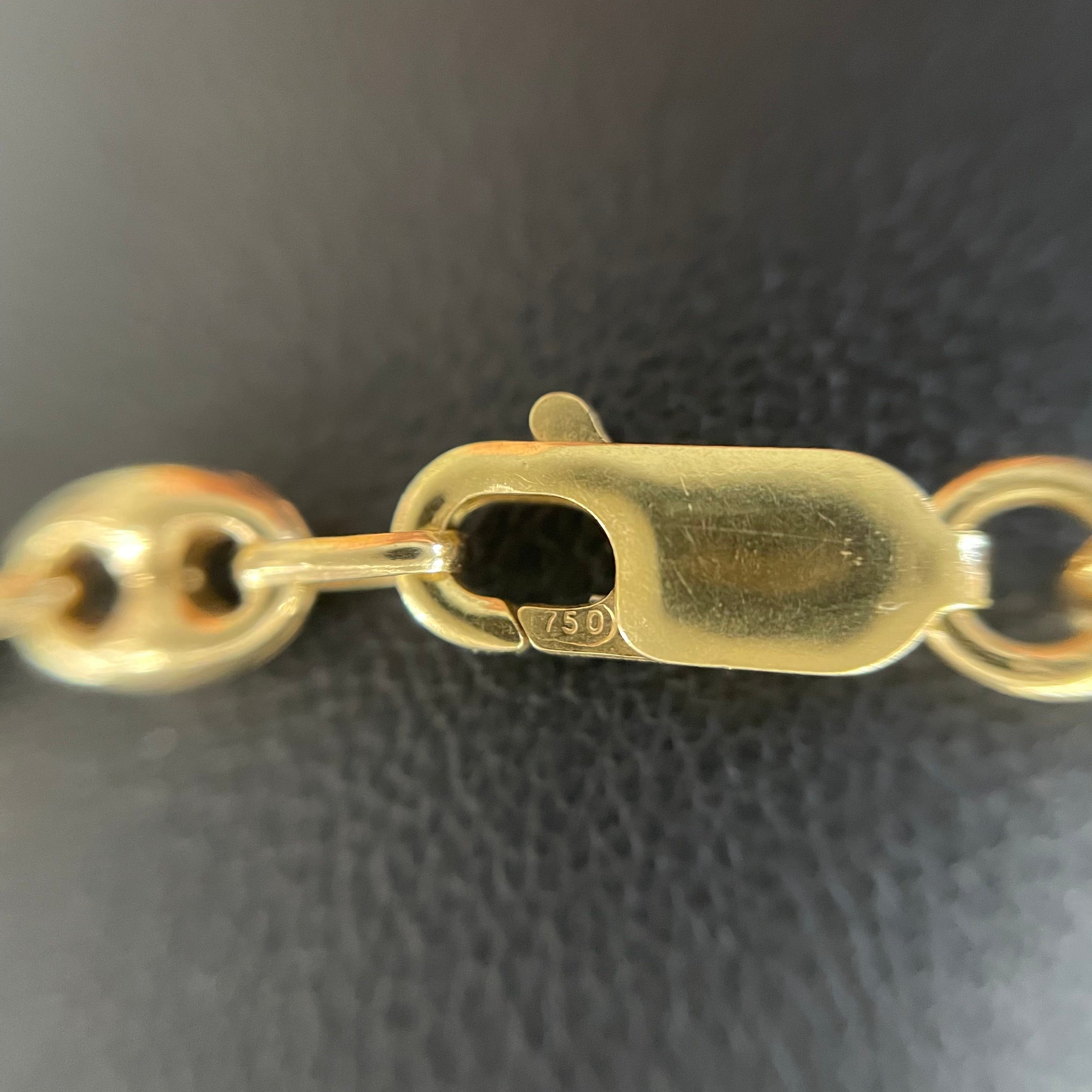 ノンブランド _ペダルチェーンネックレス_K18/12.3g/40cm _中古品