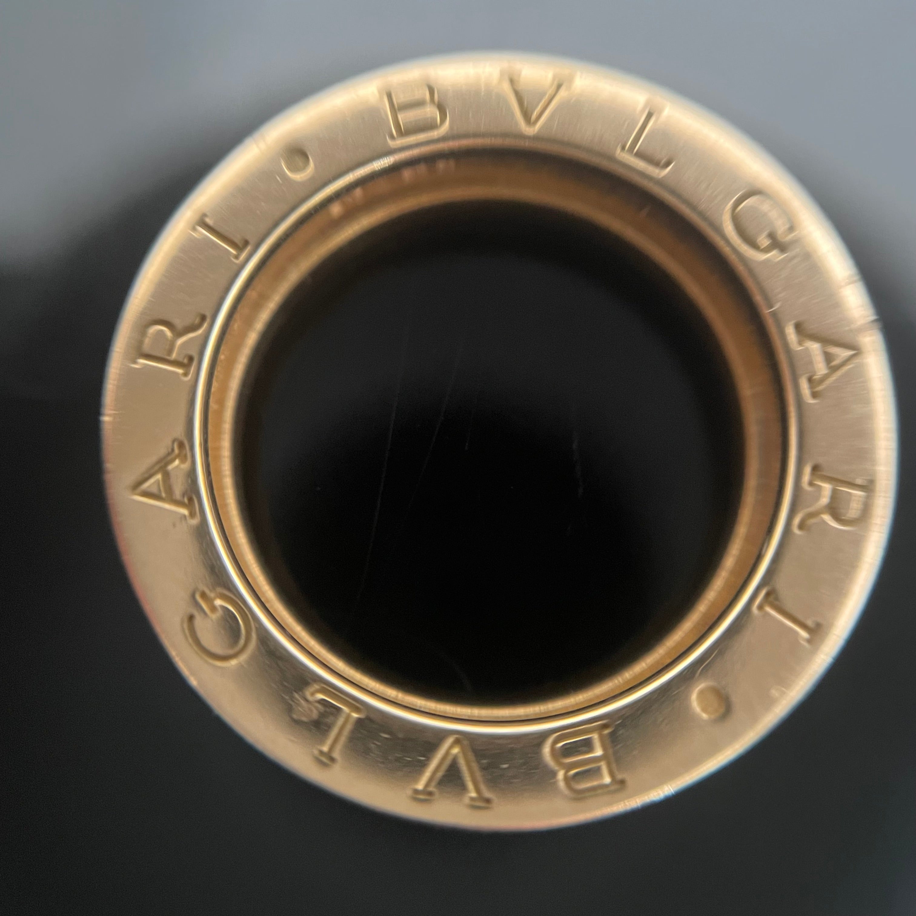 【送料無料】_BVLGARI_(ブルガリ)_750(K18PG)_B−ZERO 1リング_ 中古品